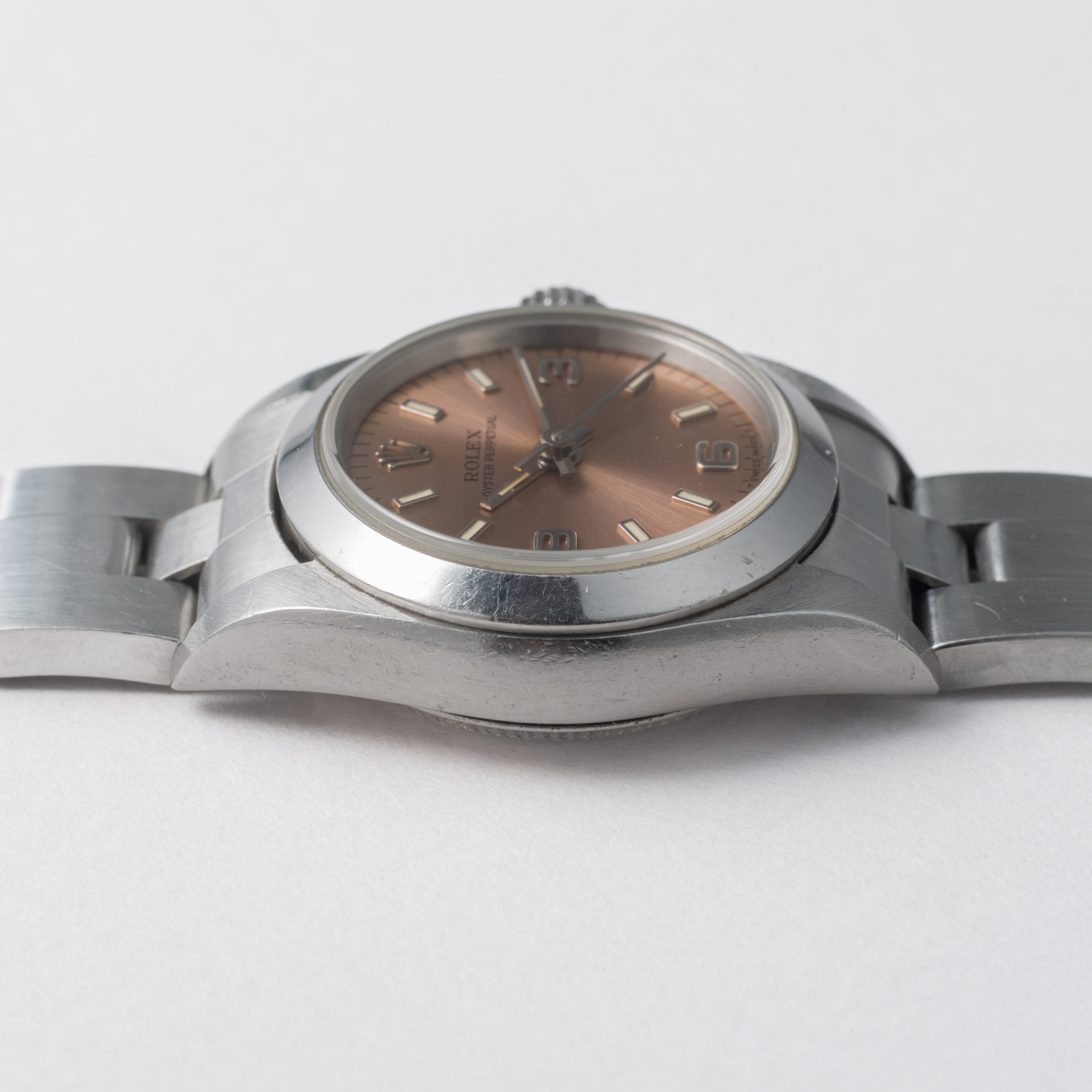 ロレックス レディース オイスターパーペチュアル 1997年~1998年製 Ref.67180 ピンクダイヤル