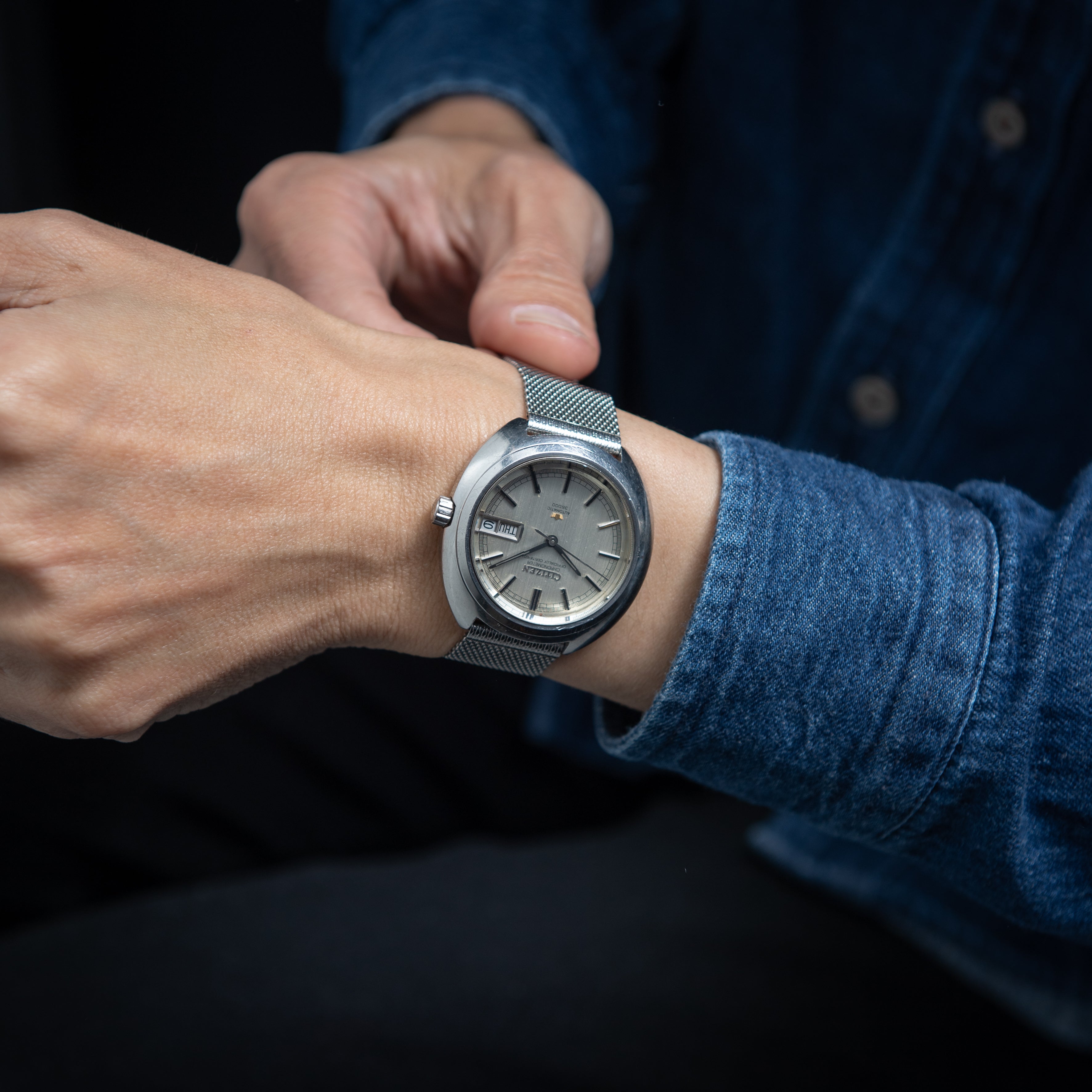 シチズン レオパール10 ハイネス 1970年製 Ref.4-720300Y クロノメーター 36000