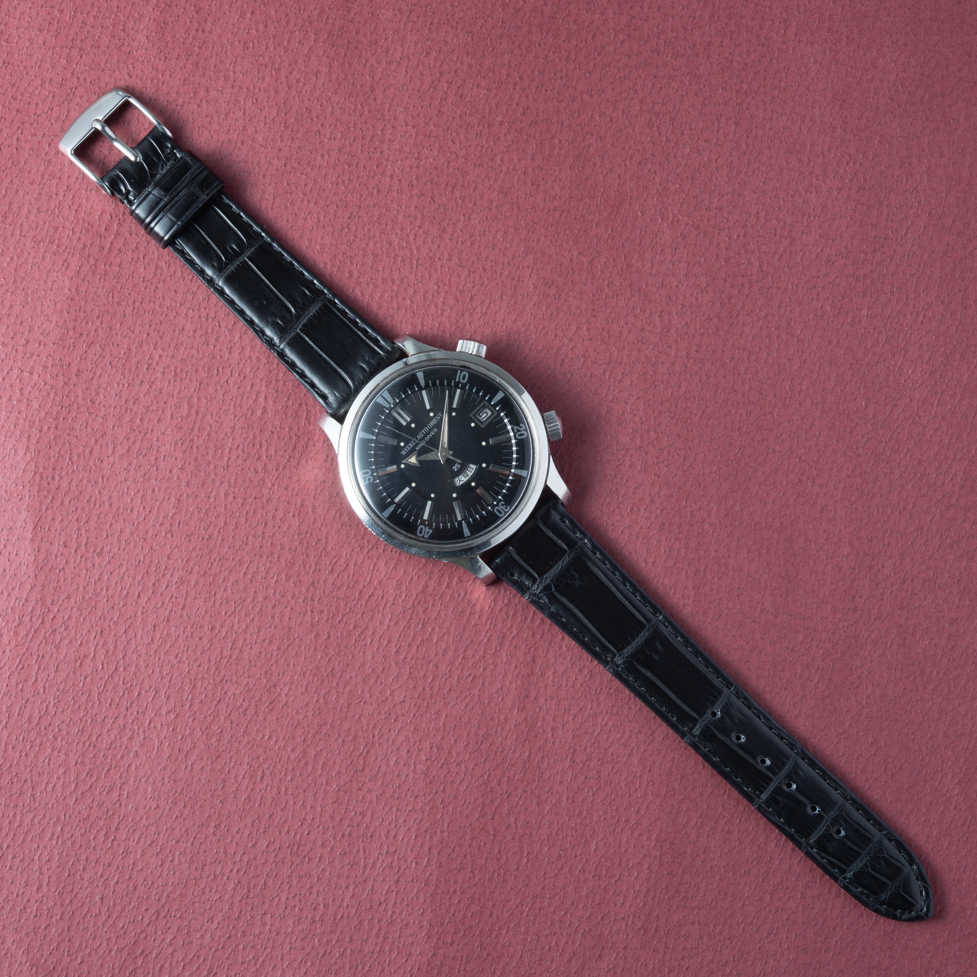 オリエント ウィークリーオート オリエント キングダイバー 1960年代 アローハンド 漢字曜日表記