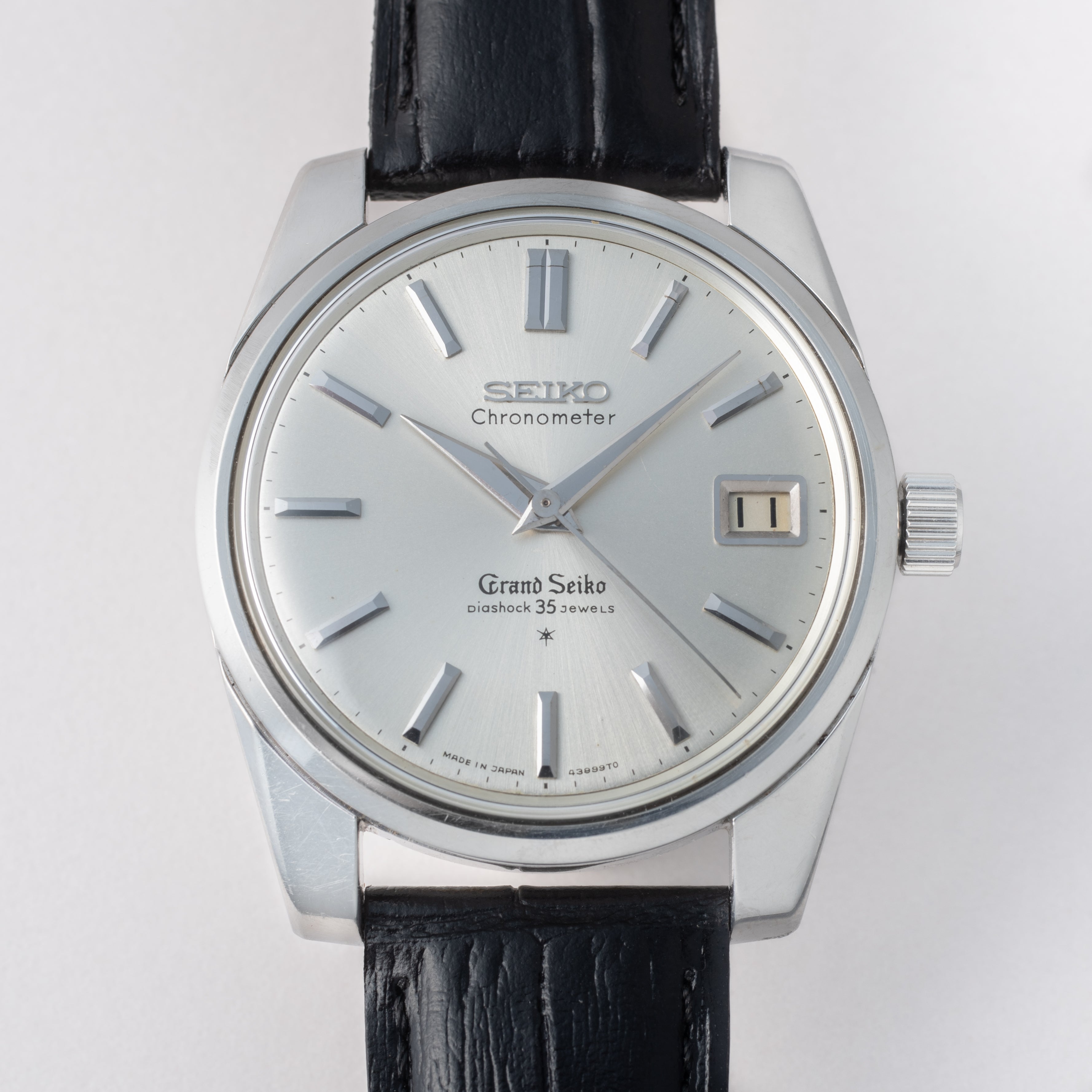 グランドセイコー セルフデーター 1964年製 Ref.43999 GS2nd 獅子メダル 純正尾錠付き