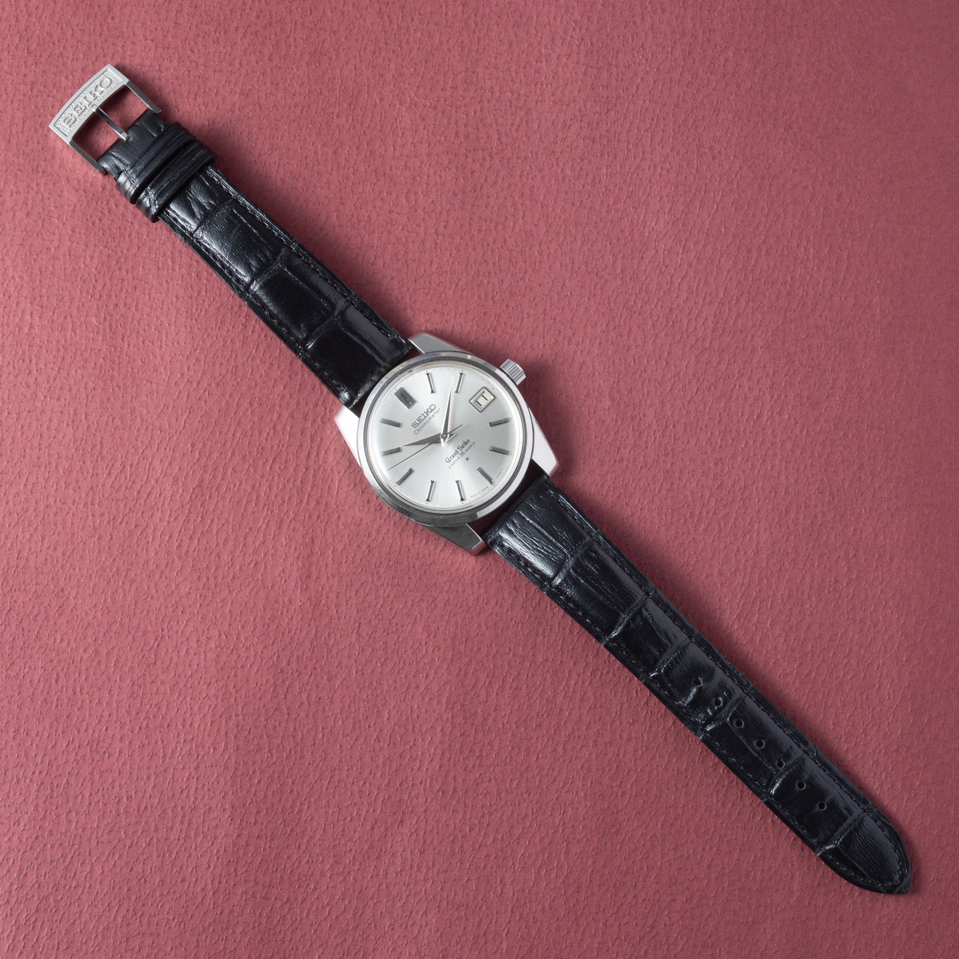 グランドセイコー セルフデーター 1964年製 Ref.43999 GS2nd 獅子メダル 純正尾錠付き