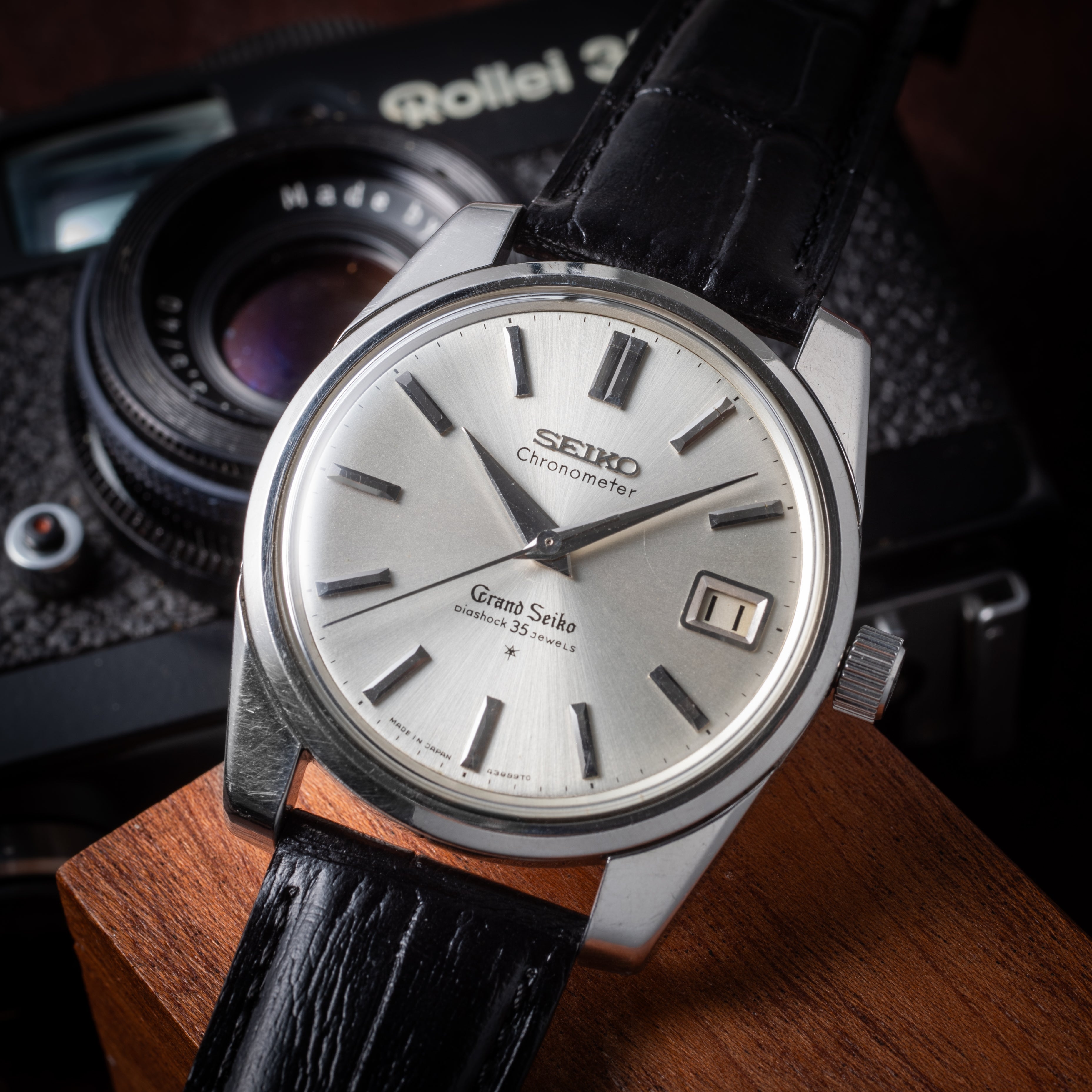 グランドセイコー セルフデーター 1964年製 Ref.43999 GS2nd 獅子メダル 純正尾錠付き