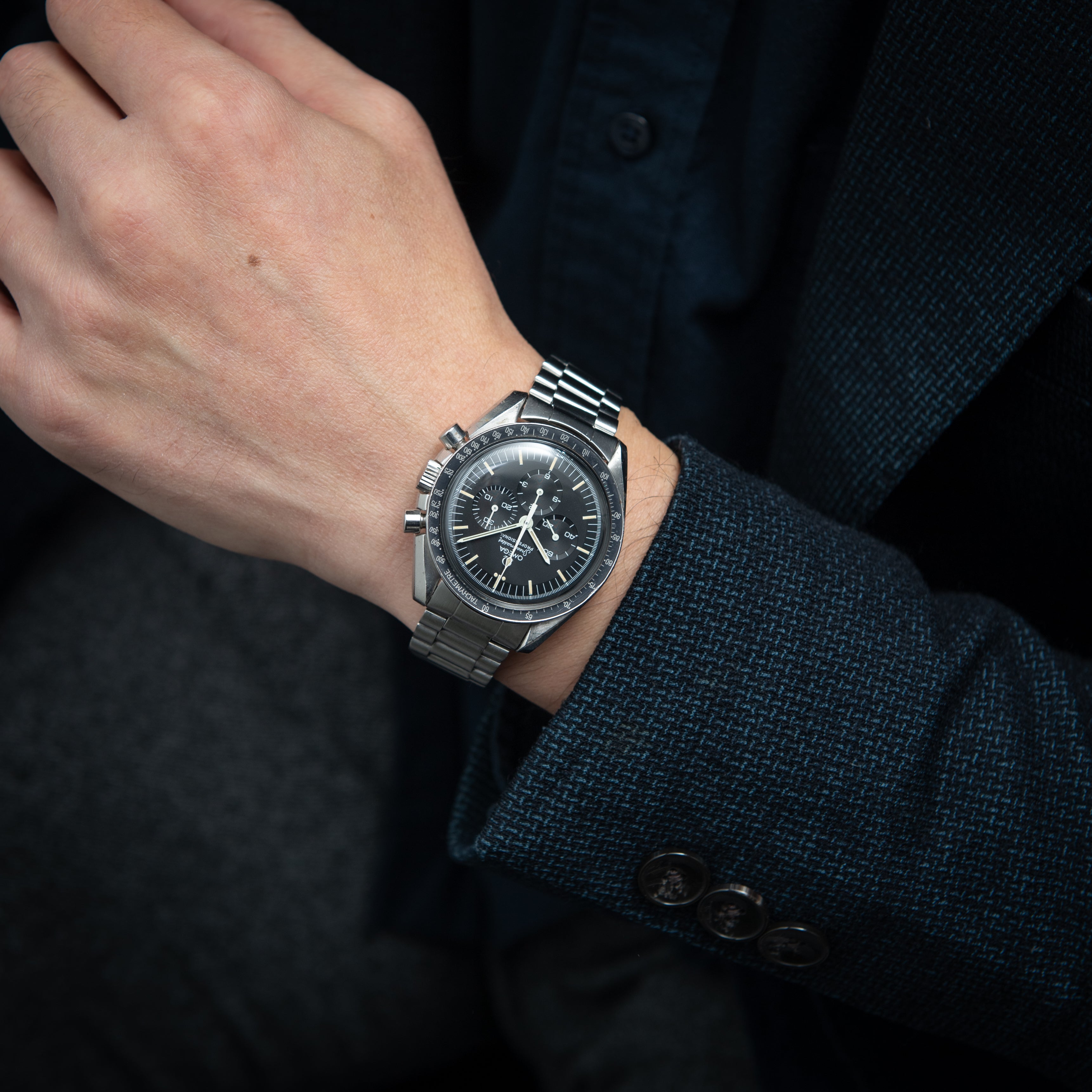 オメガ スピードマスター プロフェッショナル 1976年製 5th 下がりr Ref.145.022 純正ブレス