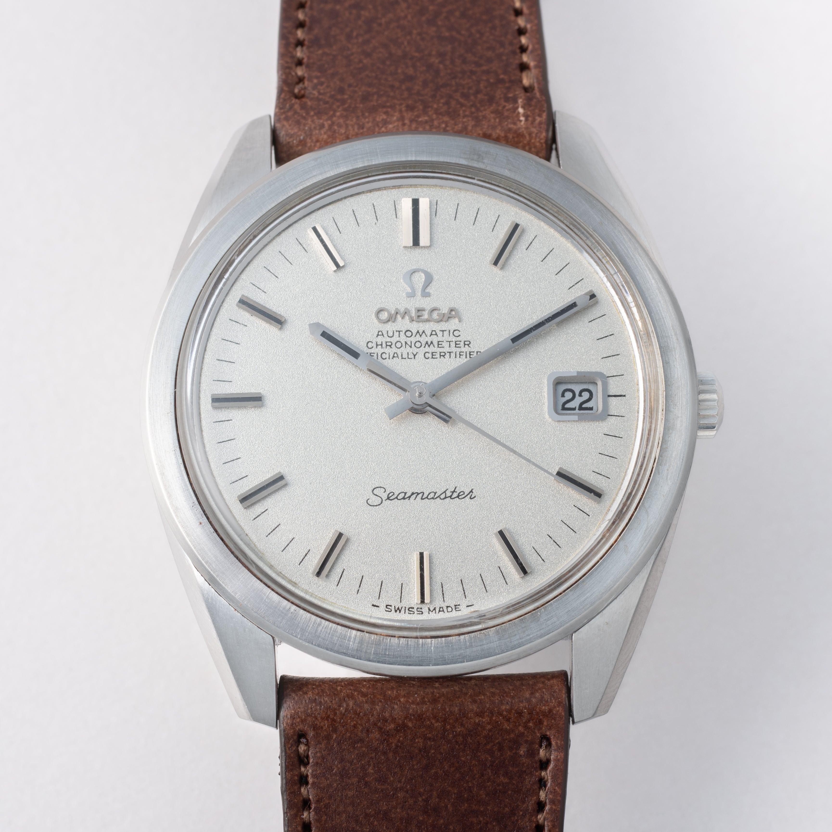 オメガ シーマスター クロノメーター 1970年製 Ref.168.022 純正尾錠付き