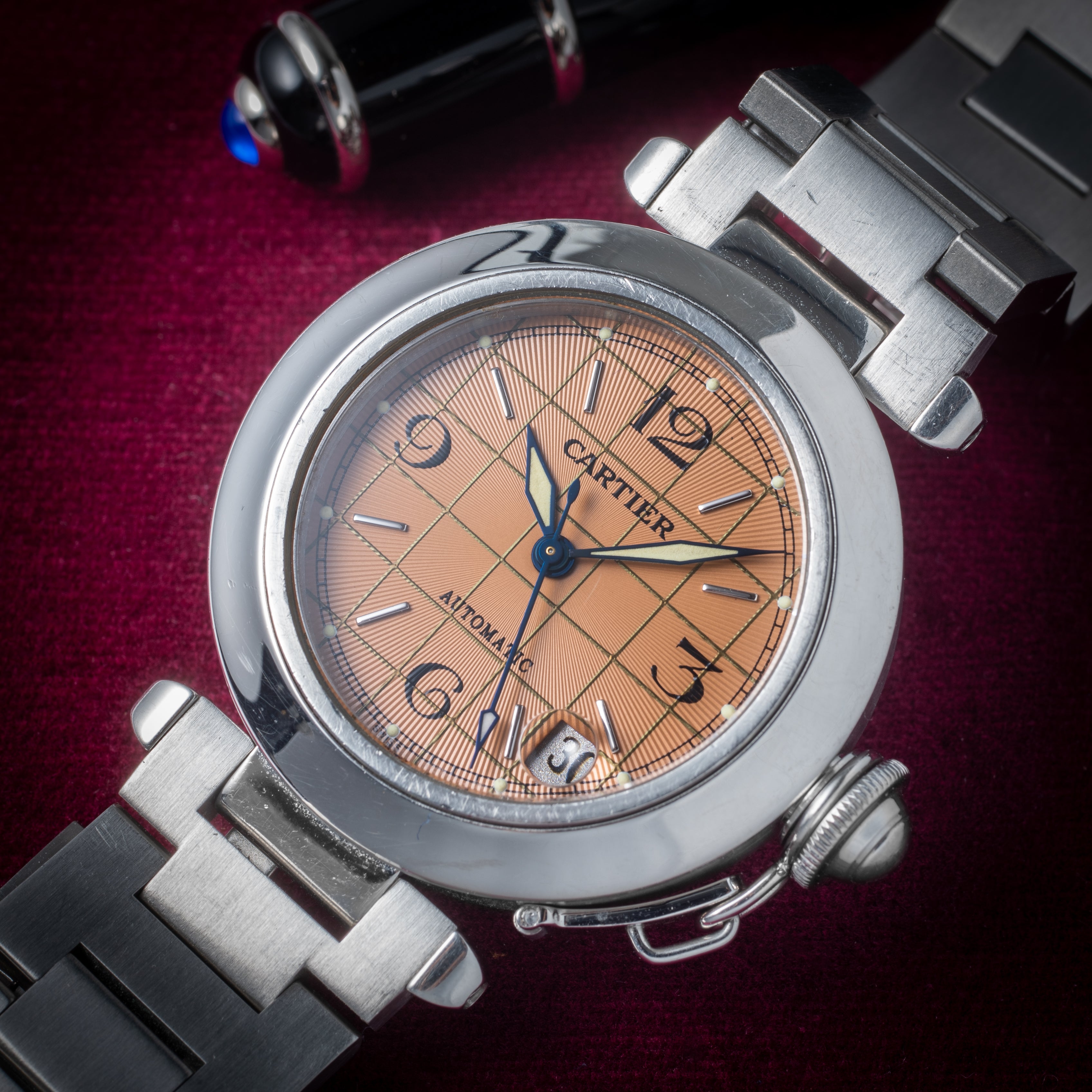 カルティエ パシャC 1990年代製 Ref.2334 カッパーダイヤル