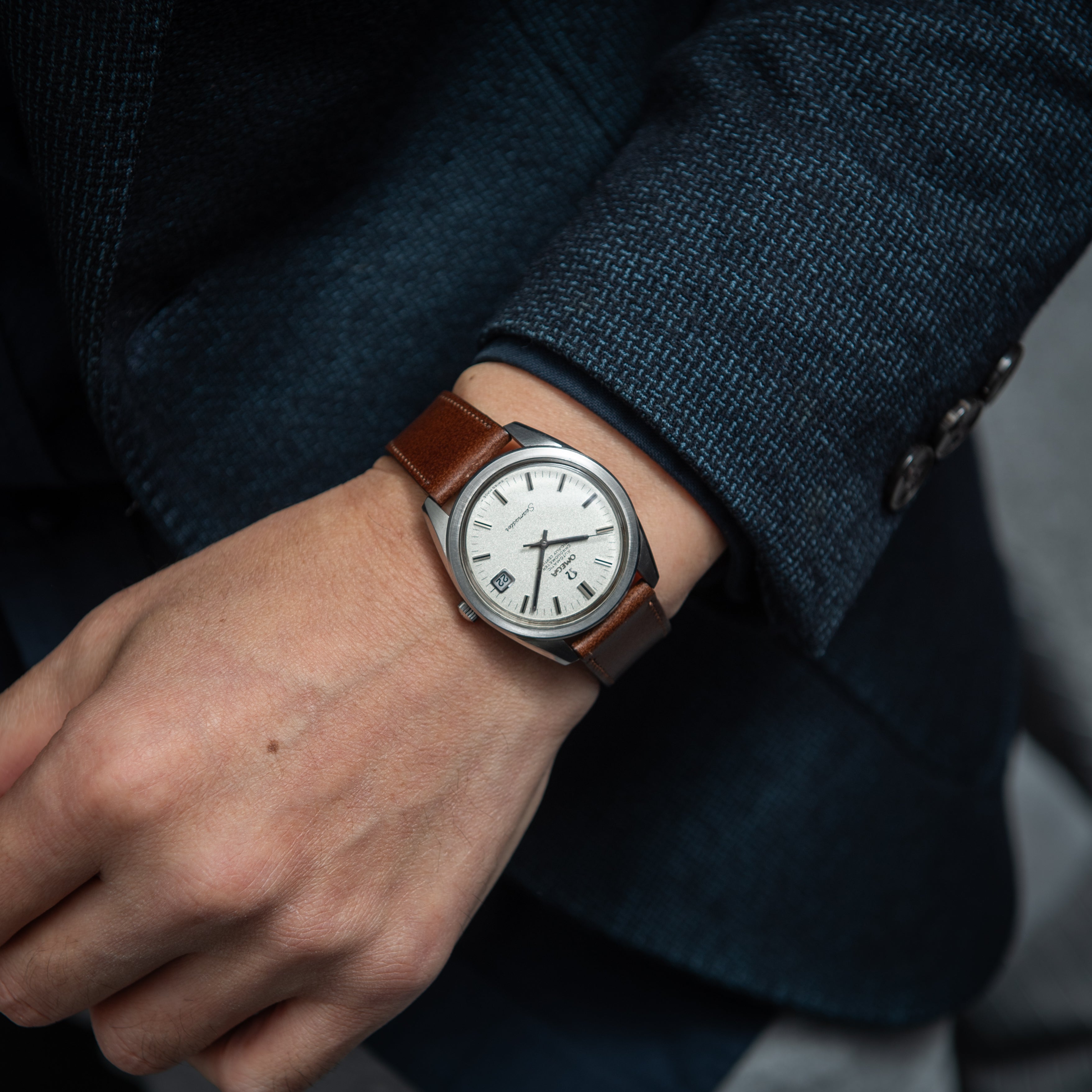 オメガ シーマスター クロノメーター 1970年製 Ref.168.022 純正尾錠付き