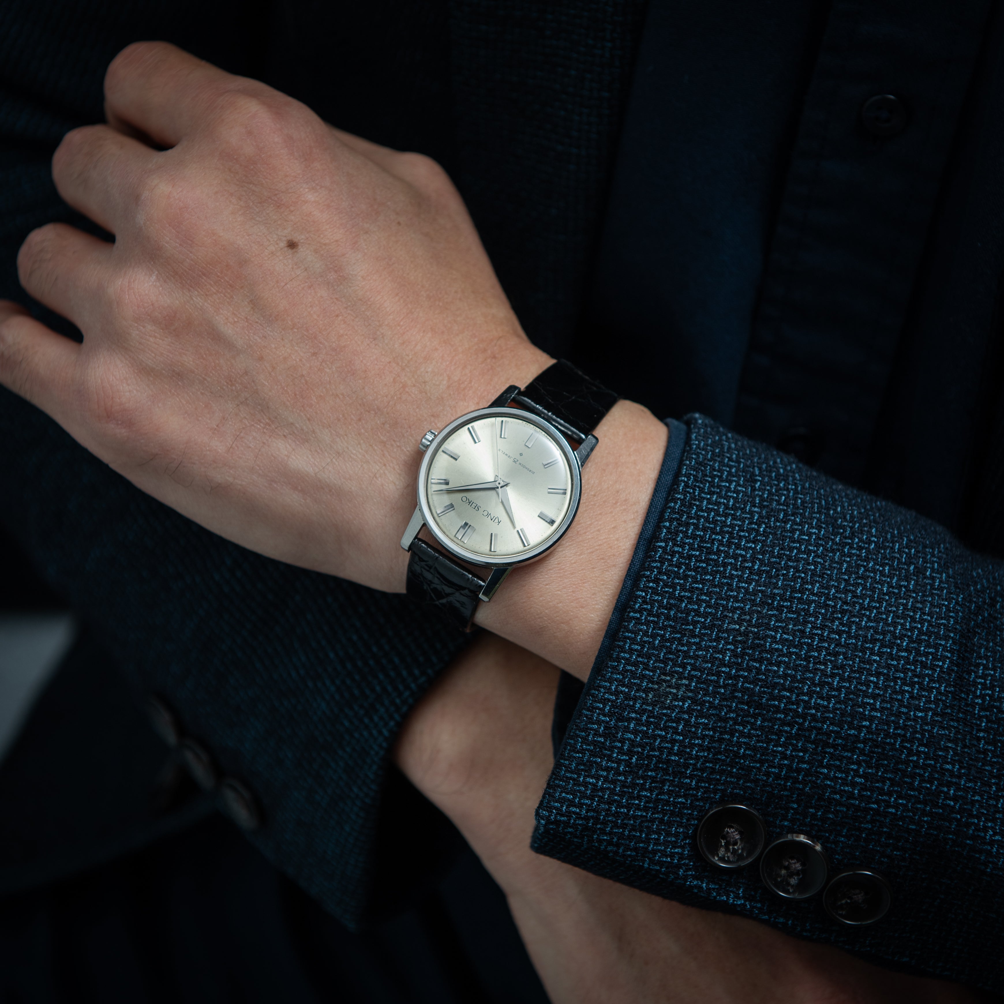 キングセイコー ファーストモデル SDダイヤル 1962年製 Ref.J14102E KS ステンレスケース