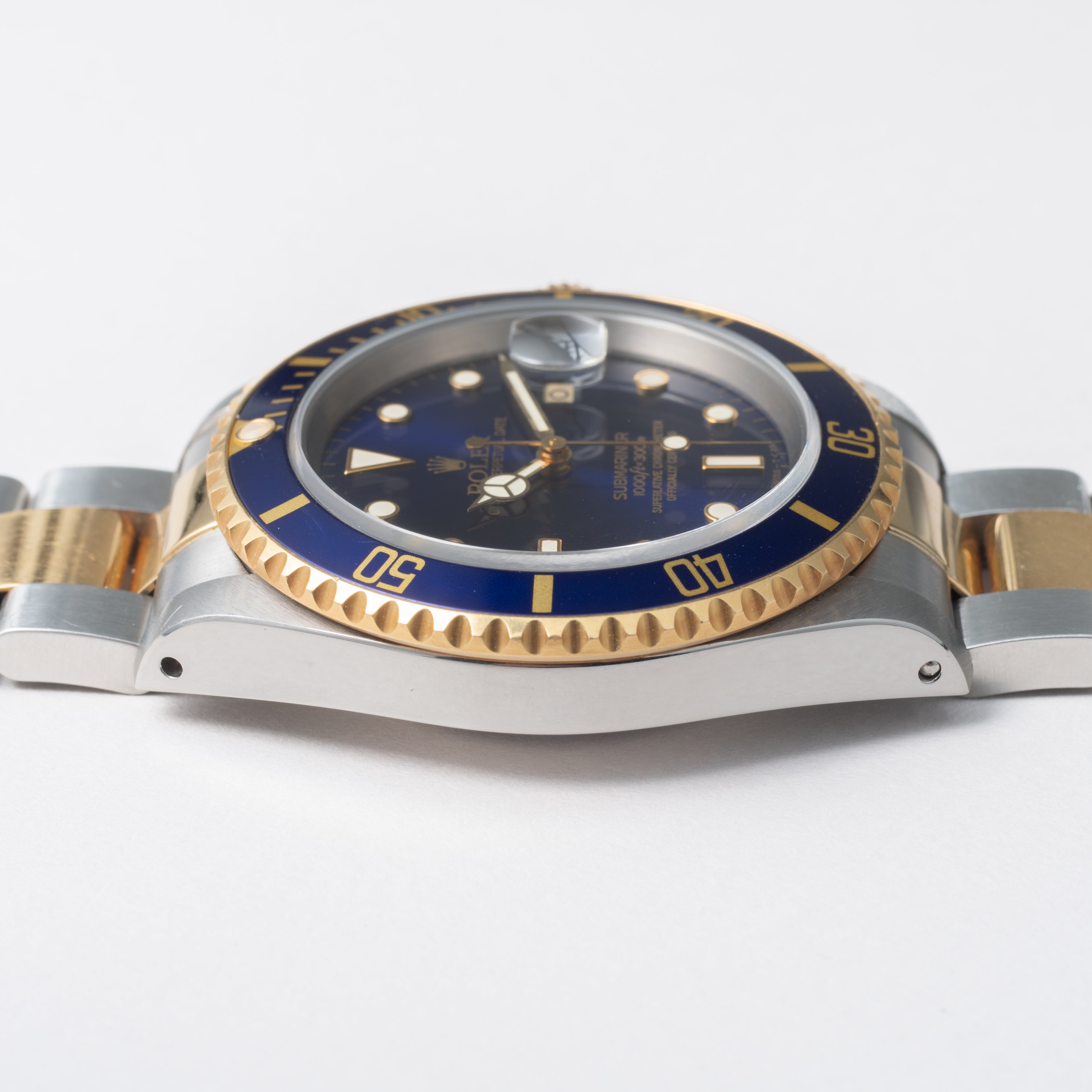 ロレックス サブマリーナー 1996年~1997年製 Ref.16613 コンビ 青サブ 箱、冊子付き