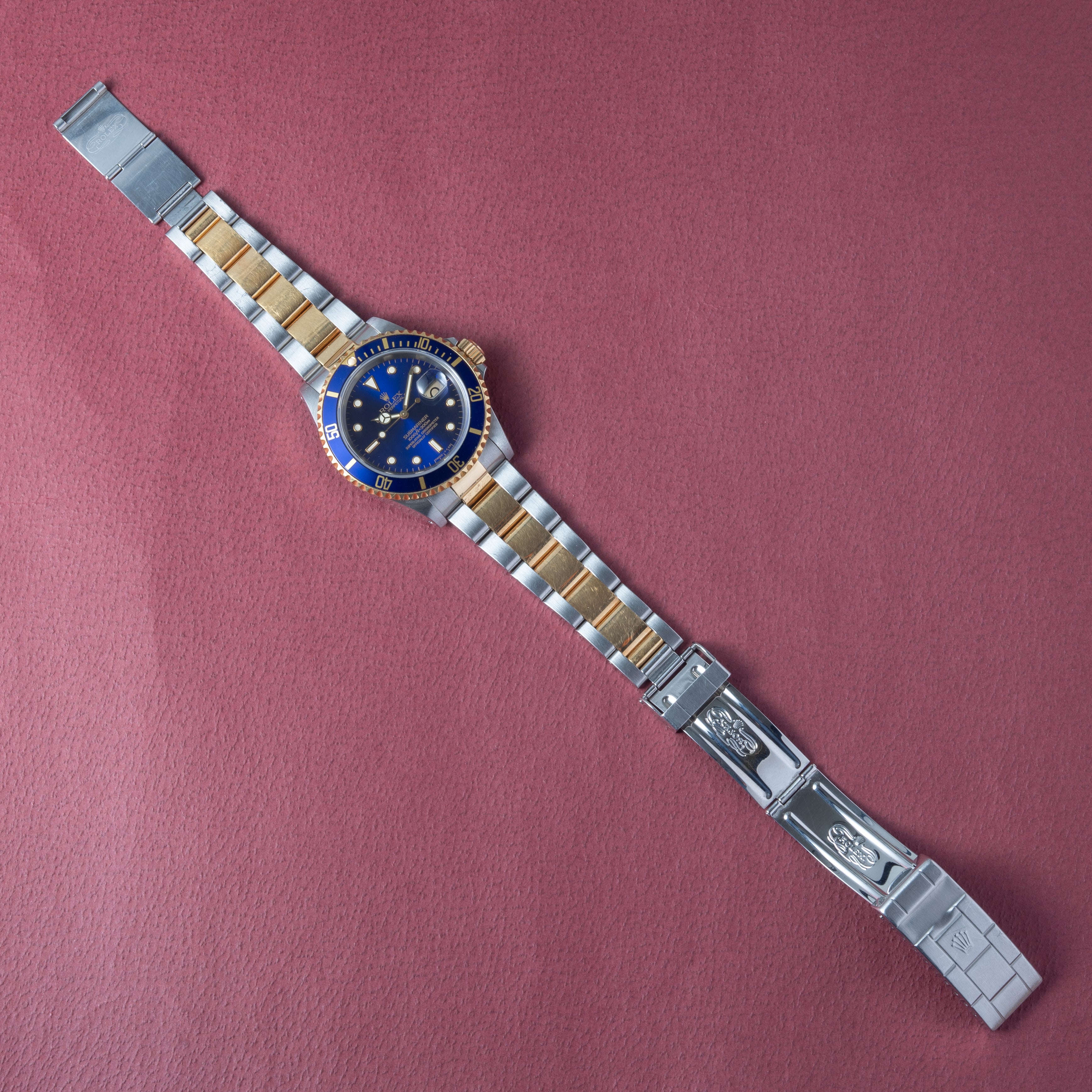 ロレックス サブマリーナー 1996年~1997年製 Ref.16613 コンビ 青サブ 箱、冊子付き