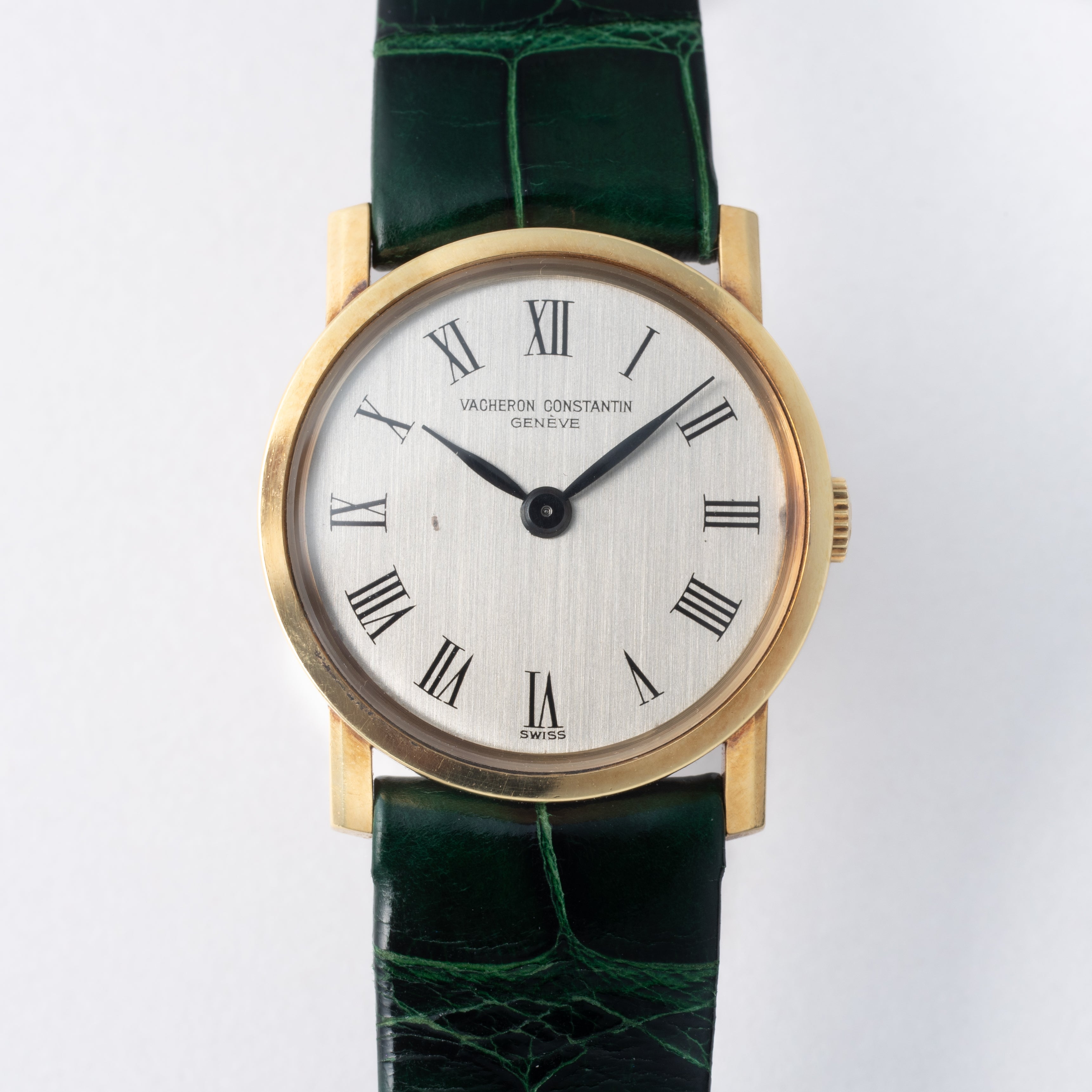 ヴァシュロン・コンスタンタン レディース 1970年代製 Ref.15021 18金イエローゴールド 手巻き シルバーローマンダイヤル