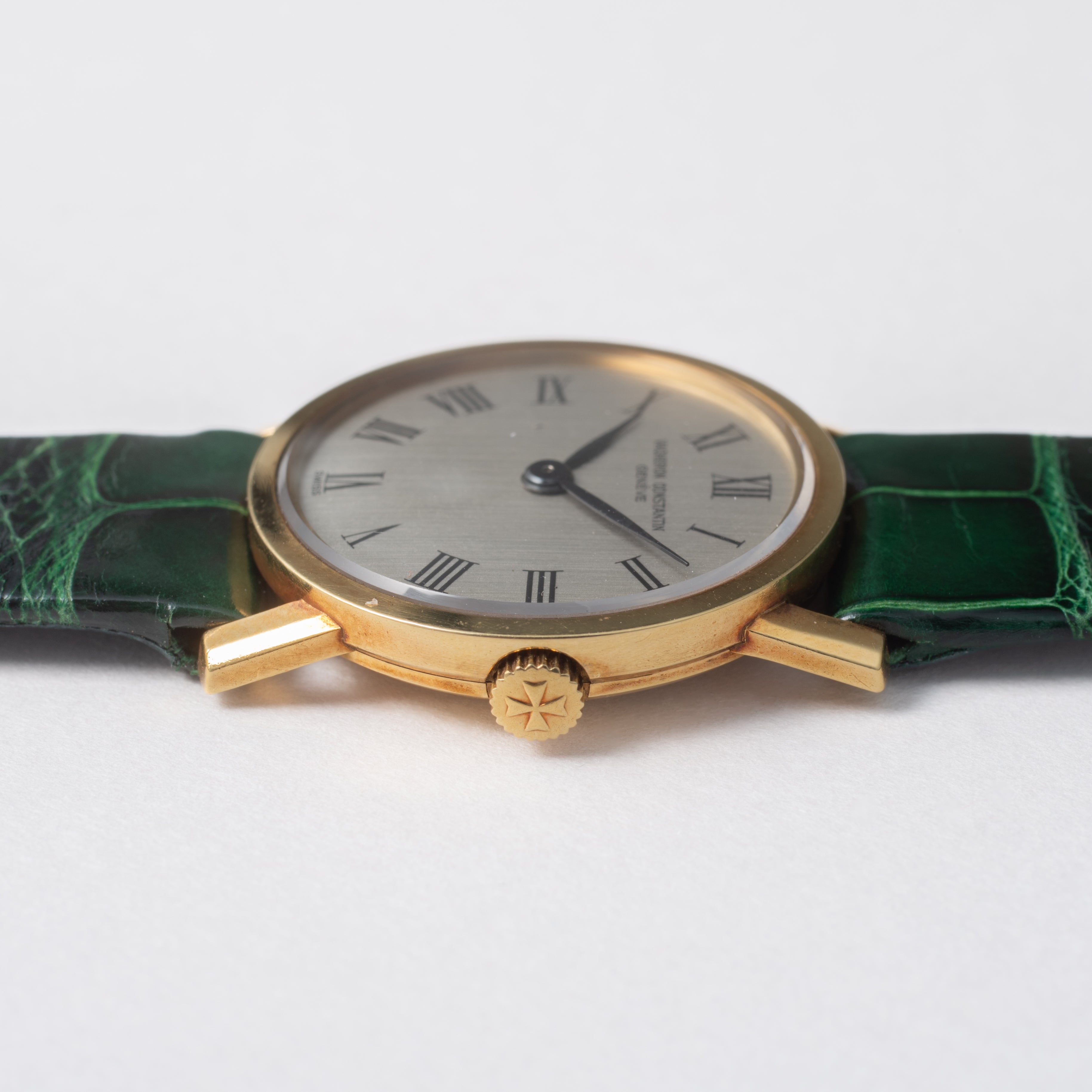 ヴァシュロン・コンスタンタン レディース 1970年代製 Ref.15021 18金イエローゴールド 手巻き シルバーローマンダイヤル