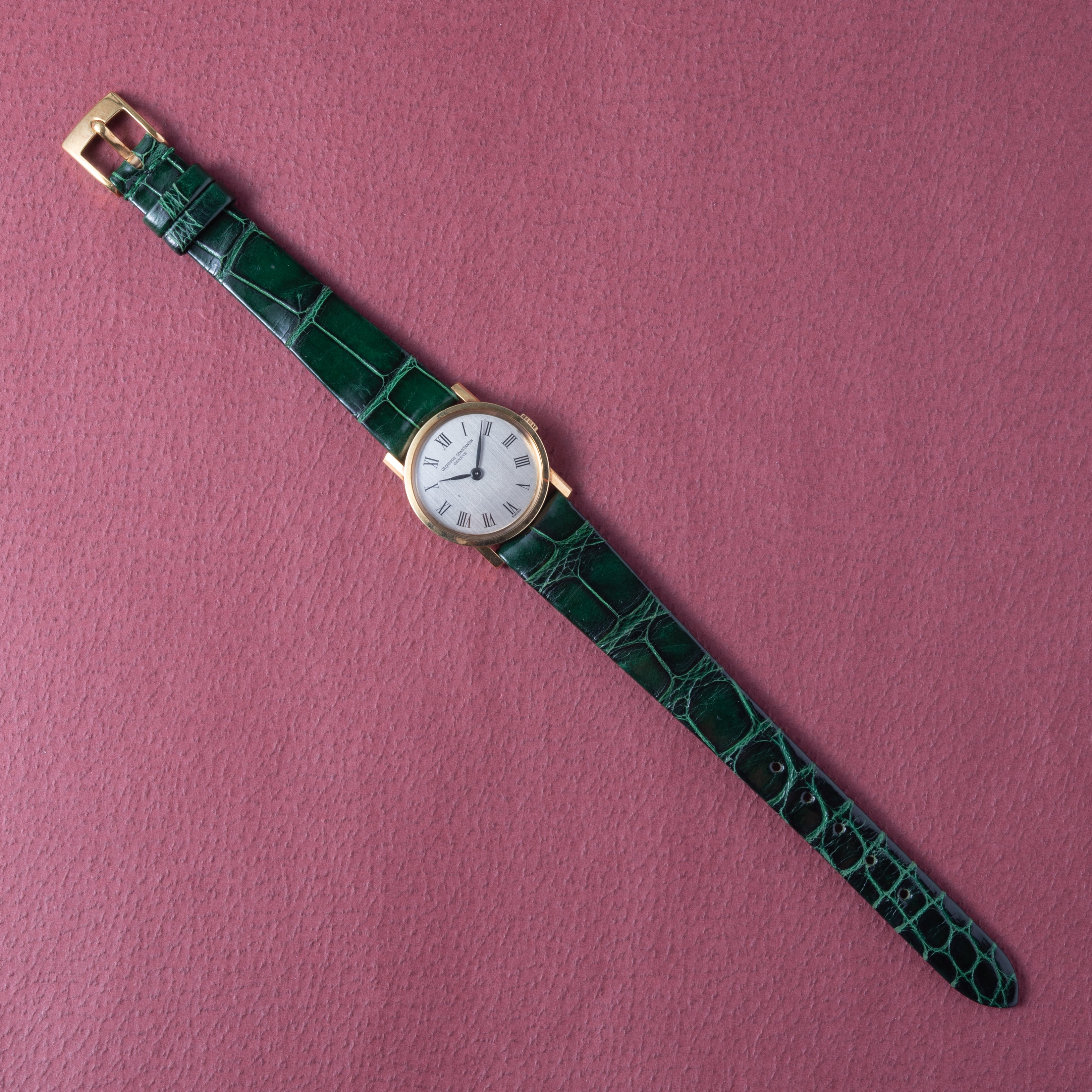 ヴァシュロン・コンスタンタン レディース 1970年代製 Ref.15021 18金イエローゴールド 手巻き シルバーローマンダイヤル