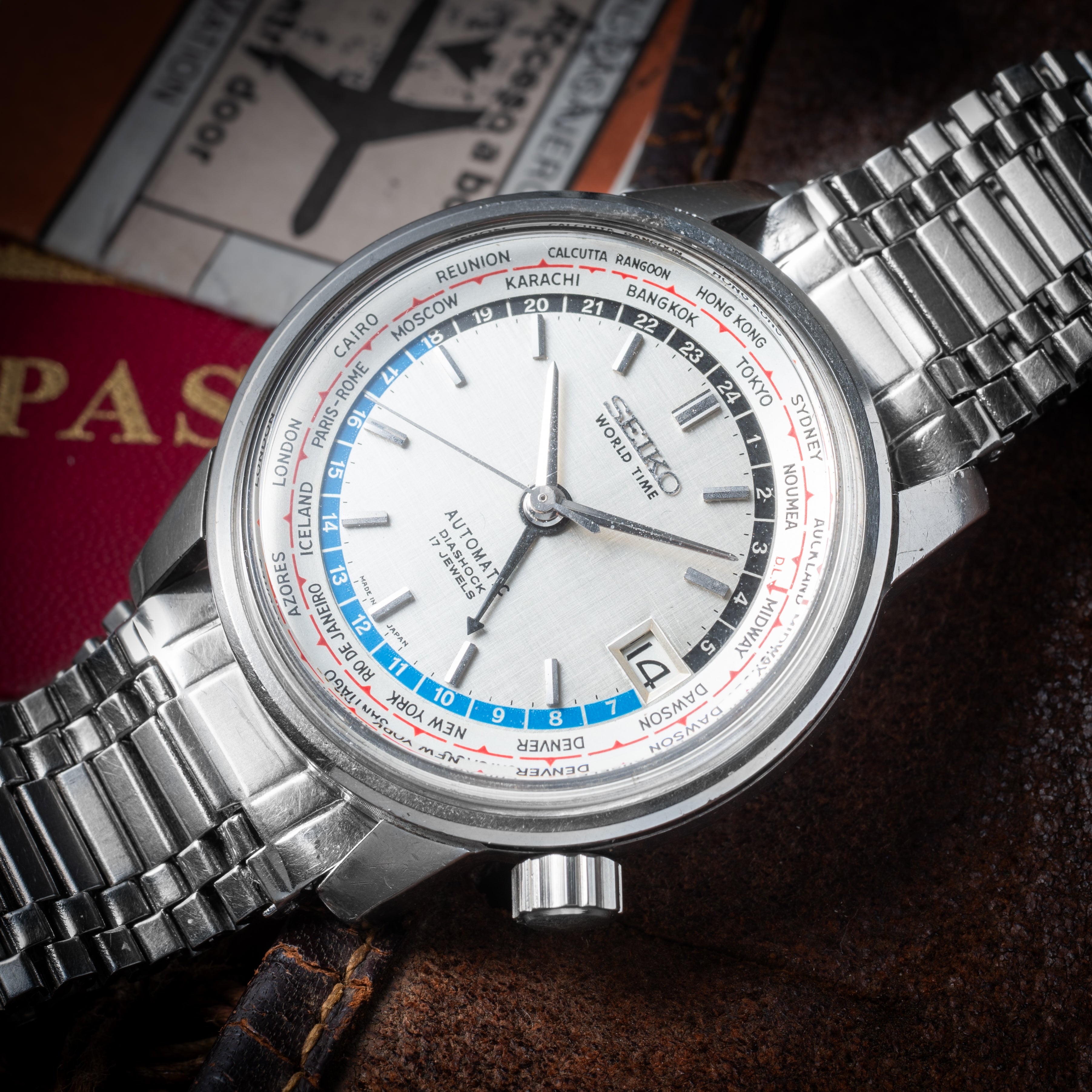 セイコー ワールドタイム 1964年製 Ref.6217-7000 聖火マーク