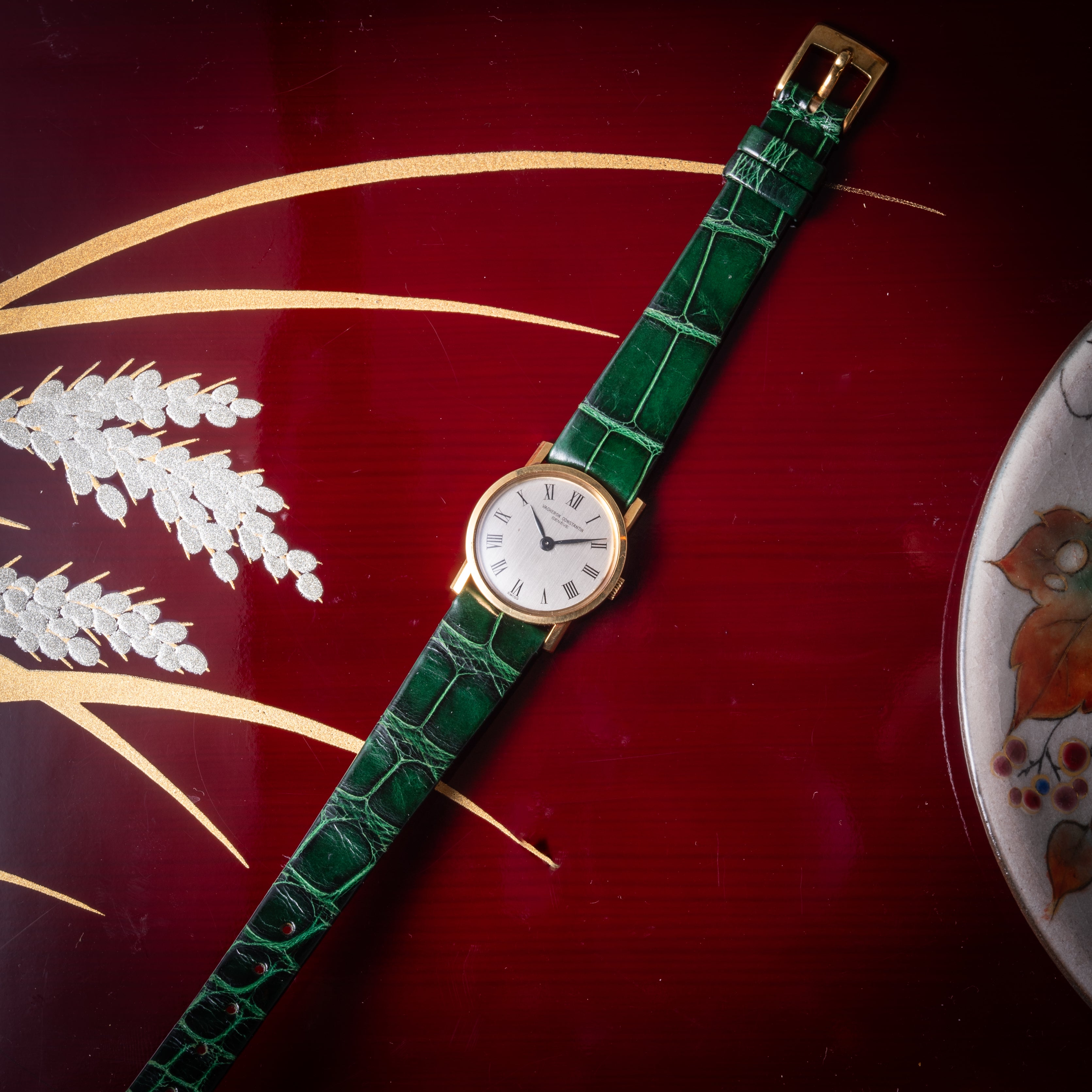 ヴァシュロン・コンスタンタン レディース 1970年代製 Ref.15021 18金イエローゴールド 手巻き シルバーローマンダイヤル