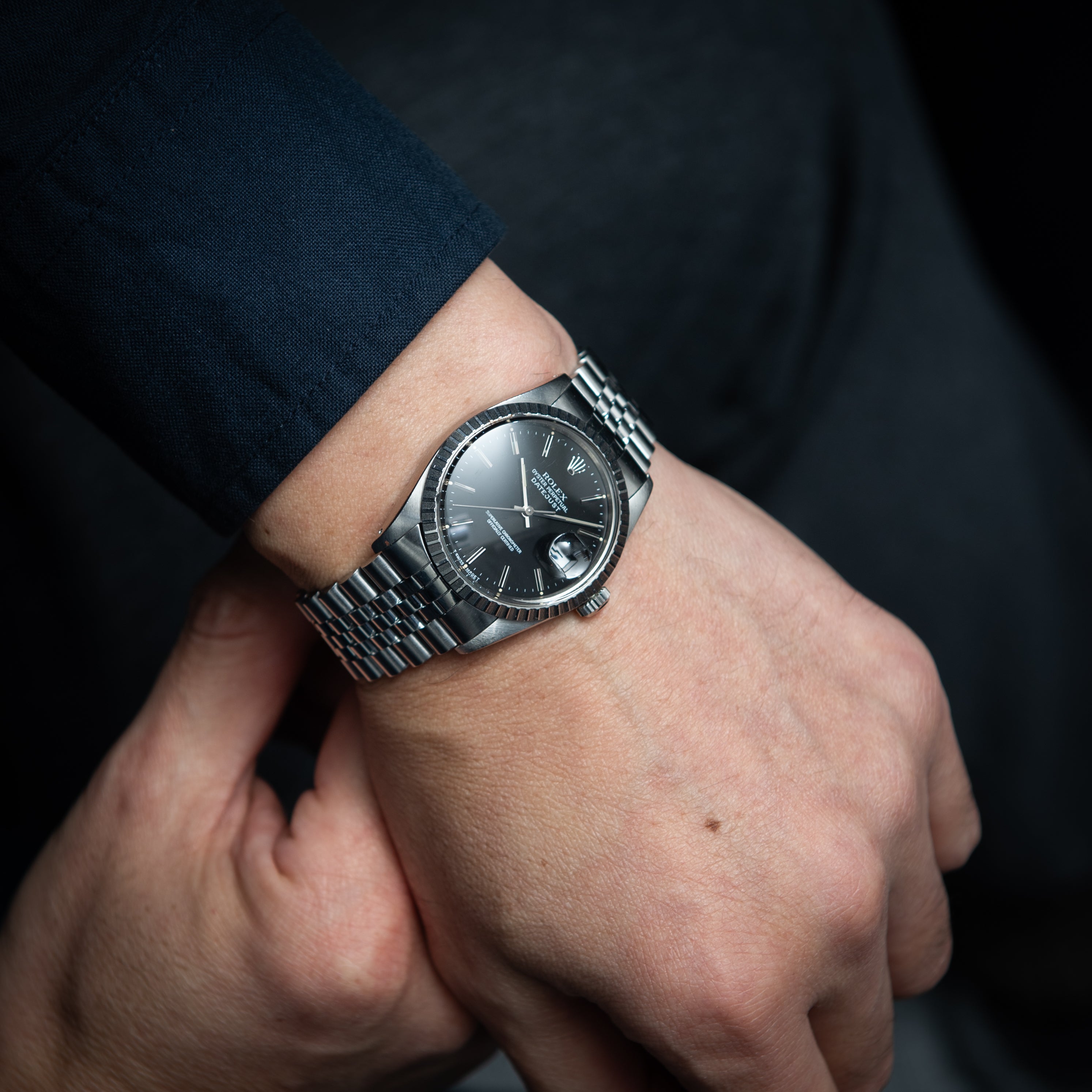 ロレックス デイトジャスト 1986年製 Ref.16030 ブラックダイヤル