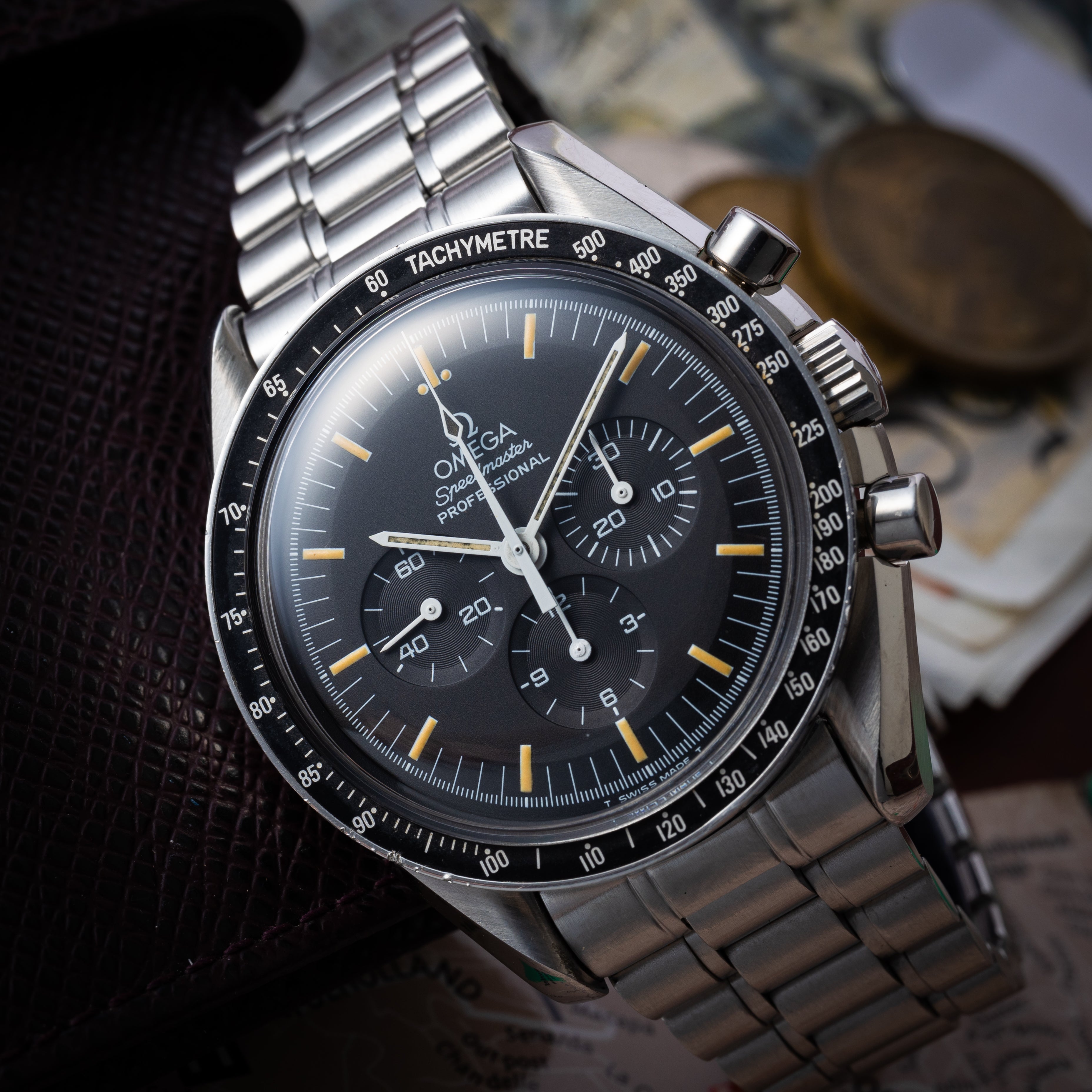 オメガスピードマスター プロフェッショナル 1994年製 裏スケルトン Cal.863