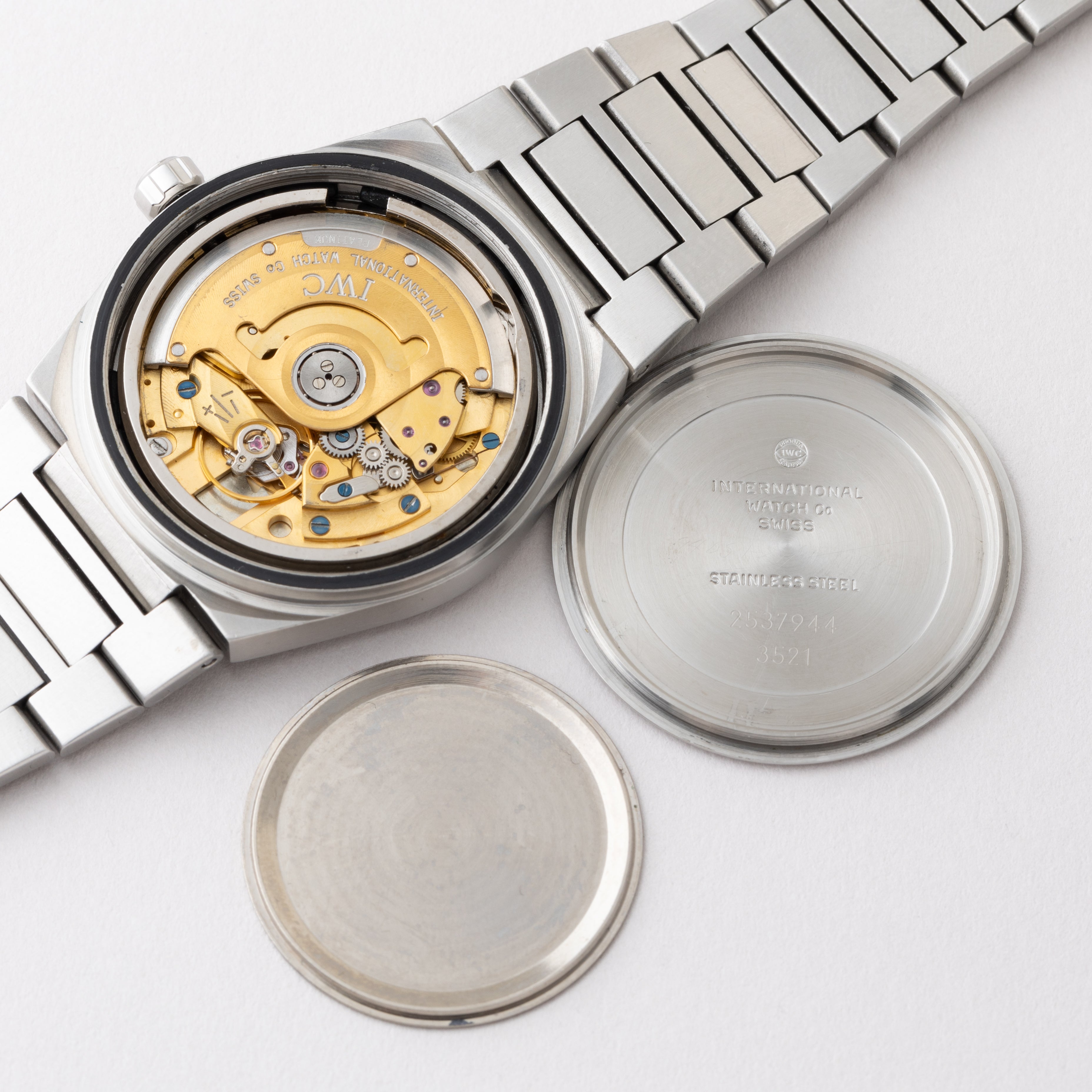 IWC インヂュニア Ref.3521 ホワイトダイヤル 1993年製 Cal.887/2 クロノメーター