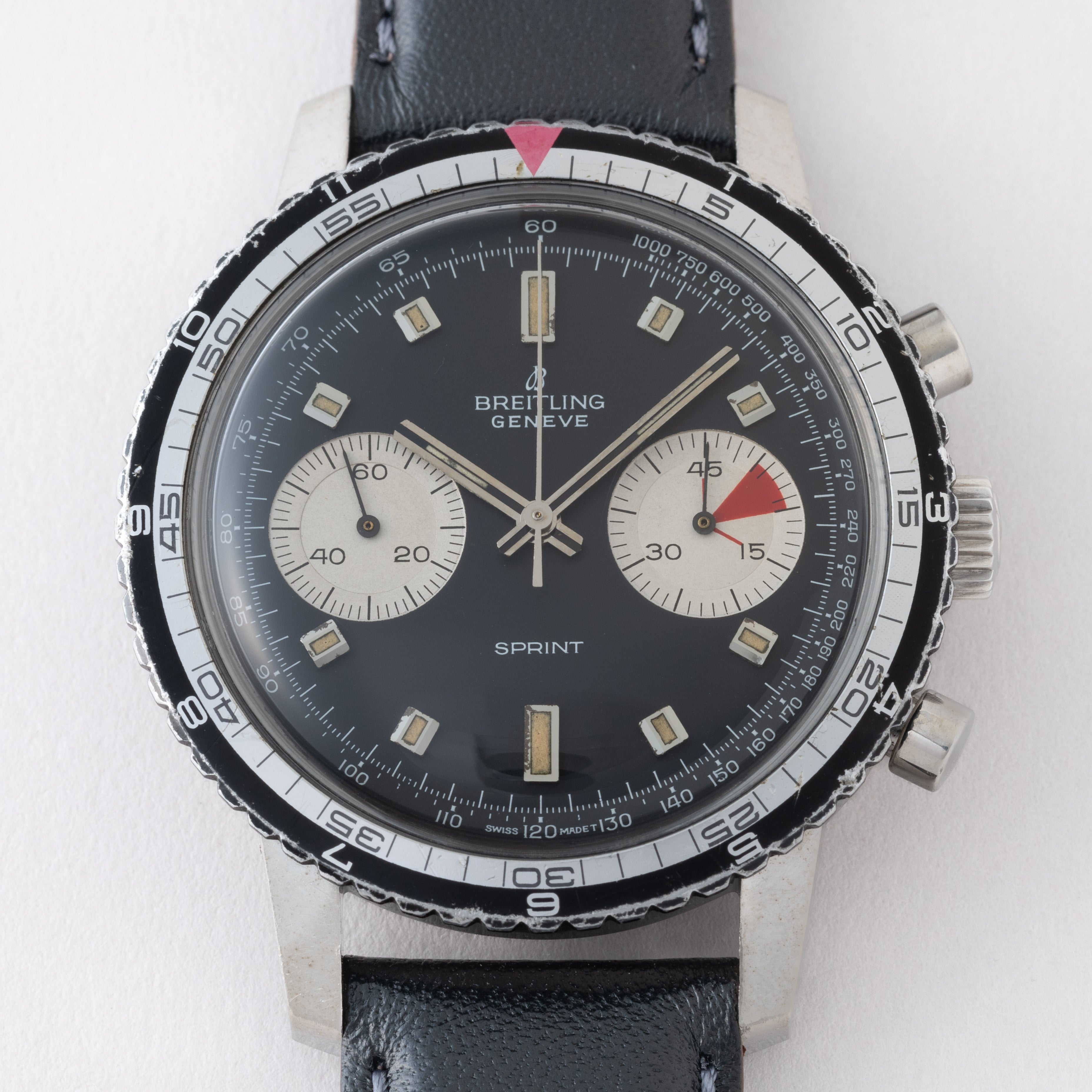 ブライトリング スプリント 1967年製 2レジスタークロノグラフ Ref.2010 Cal.バルジュー7730