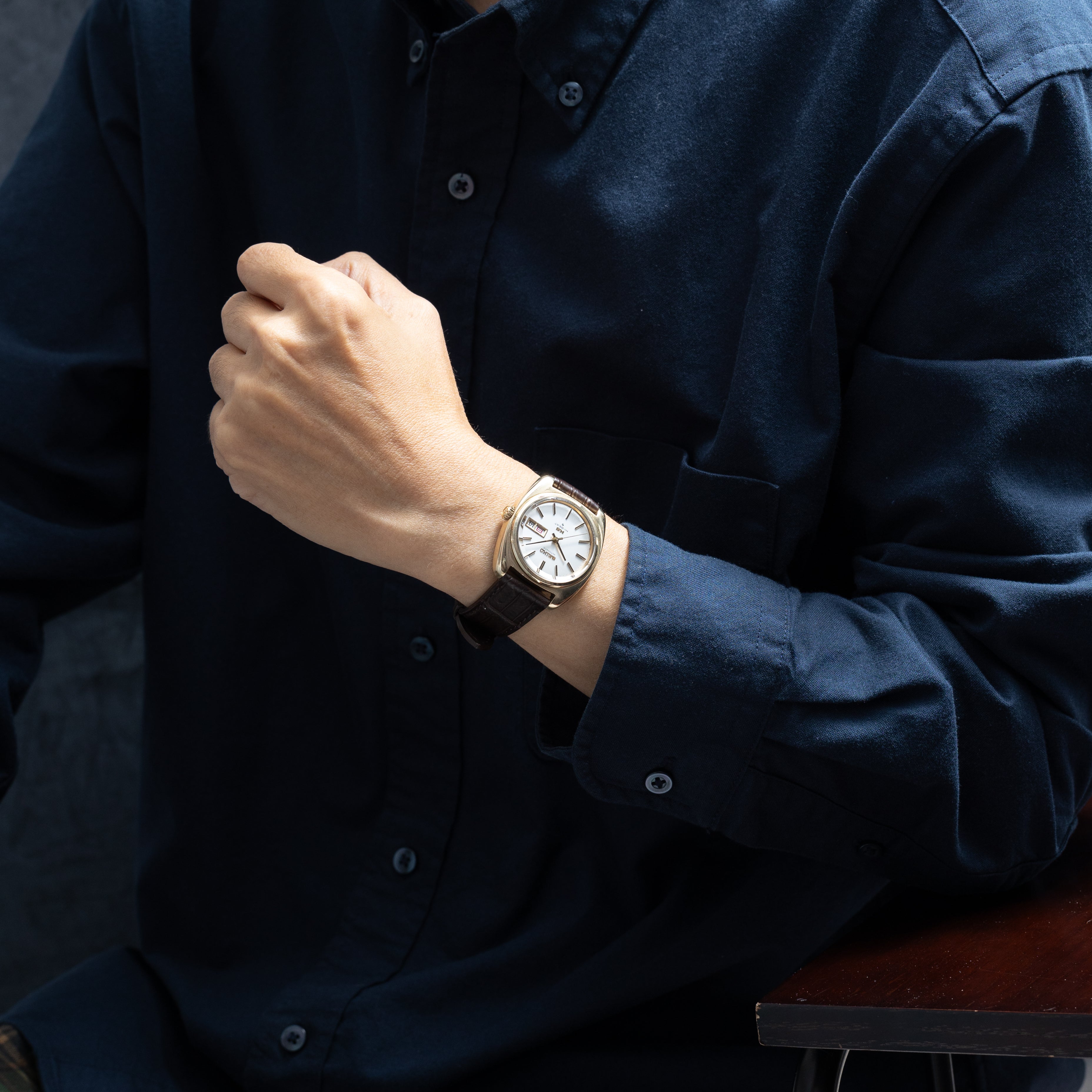 SEIKO 56キングセイコー CAPゴールド 1970年製/昭和45年製 Ref.5626-7070 ワンピースケース