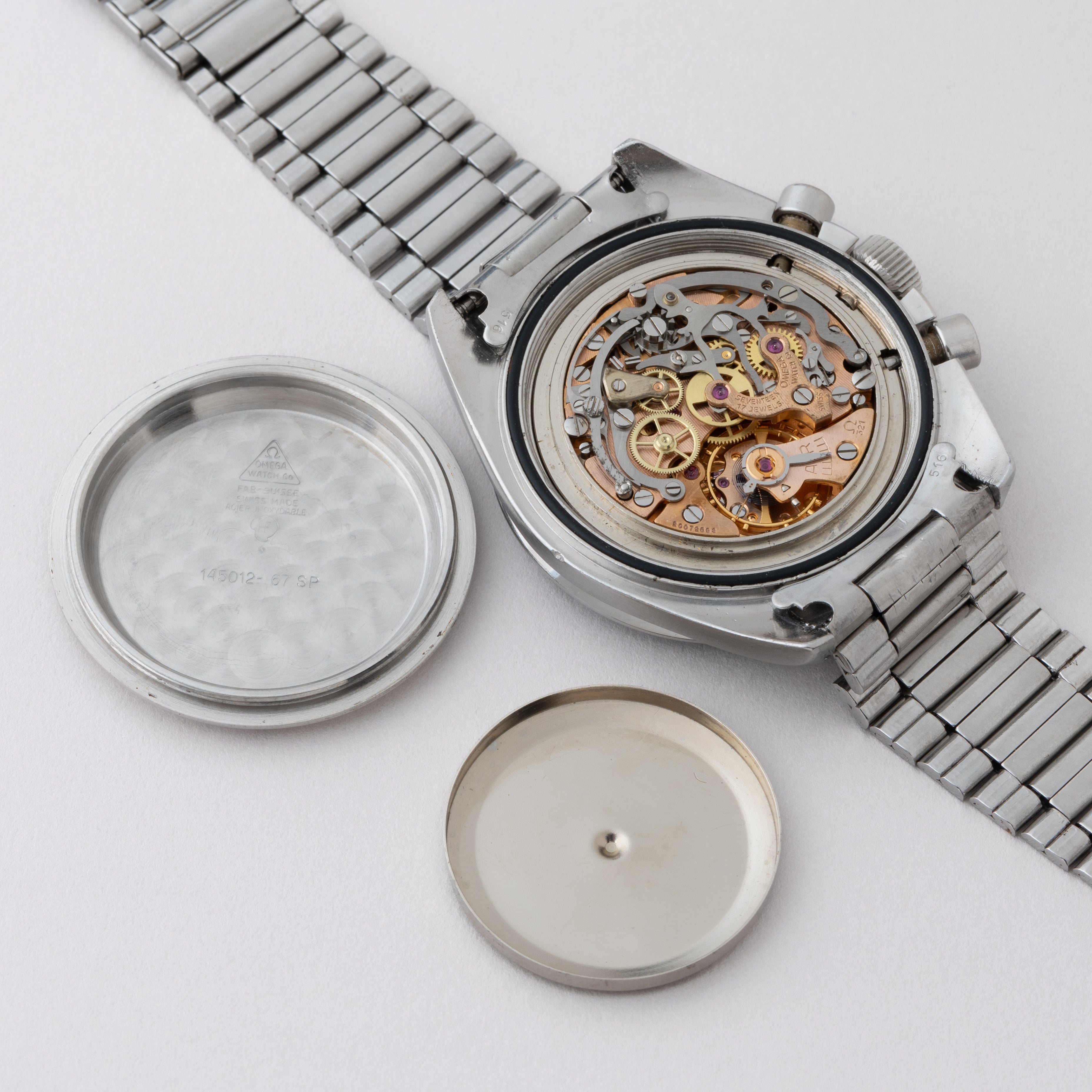 スピードマスタープロフェッショナル 1967年製 4thモデル Ref.145.012 キャタピラブレス