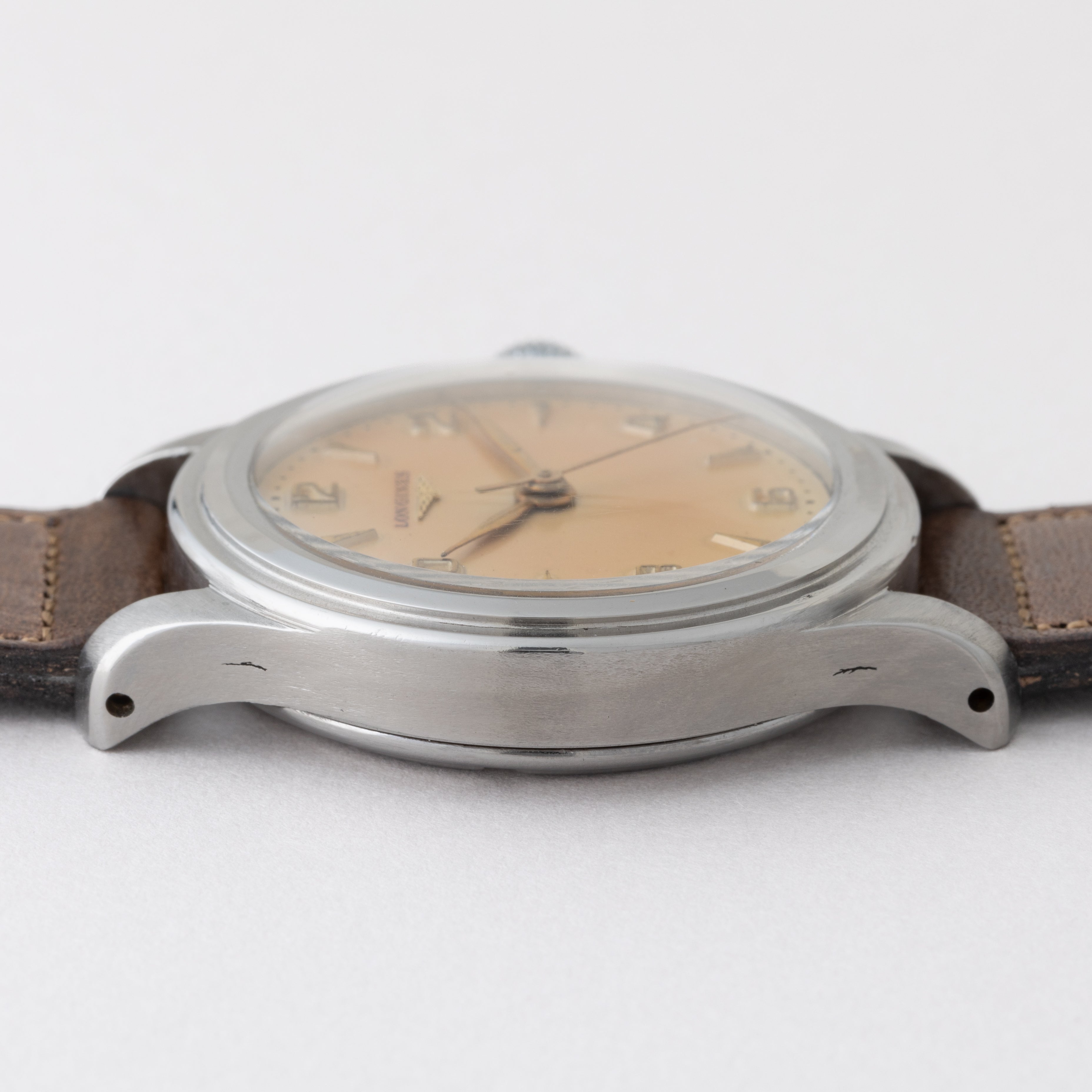 ロンジン セイタケ 1940年代製 35mmケース ステップベゼル 12.68N