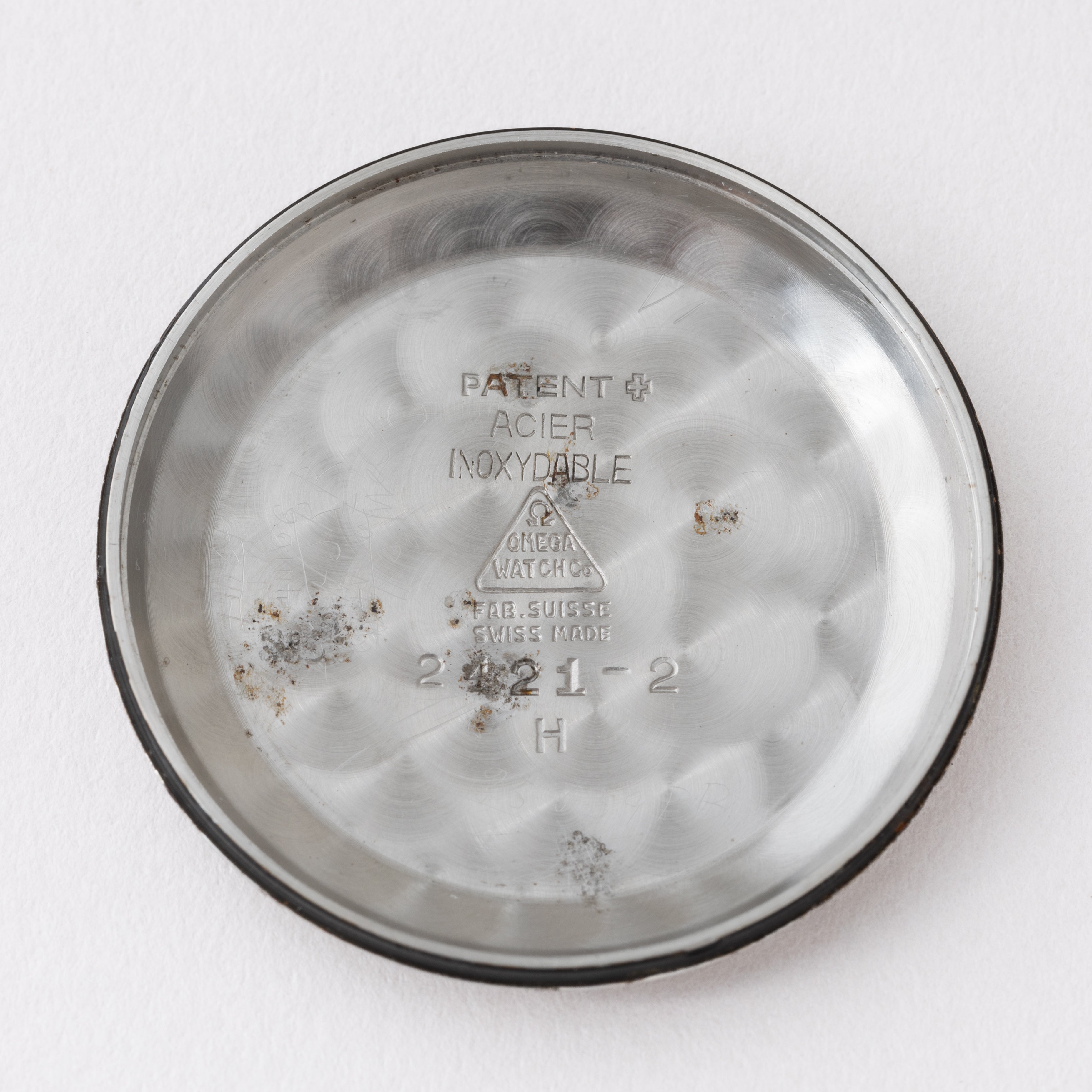 オメガ ラウンドケース 1947年製 バンパー式オートマチック Ref.2421-2