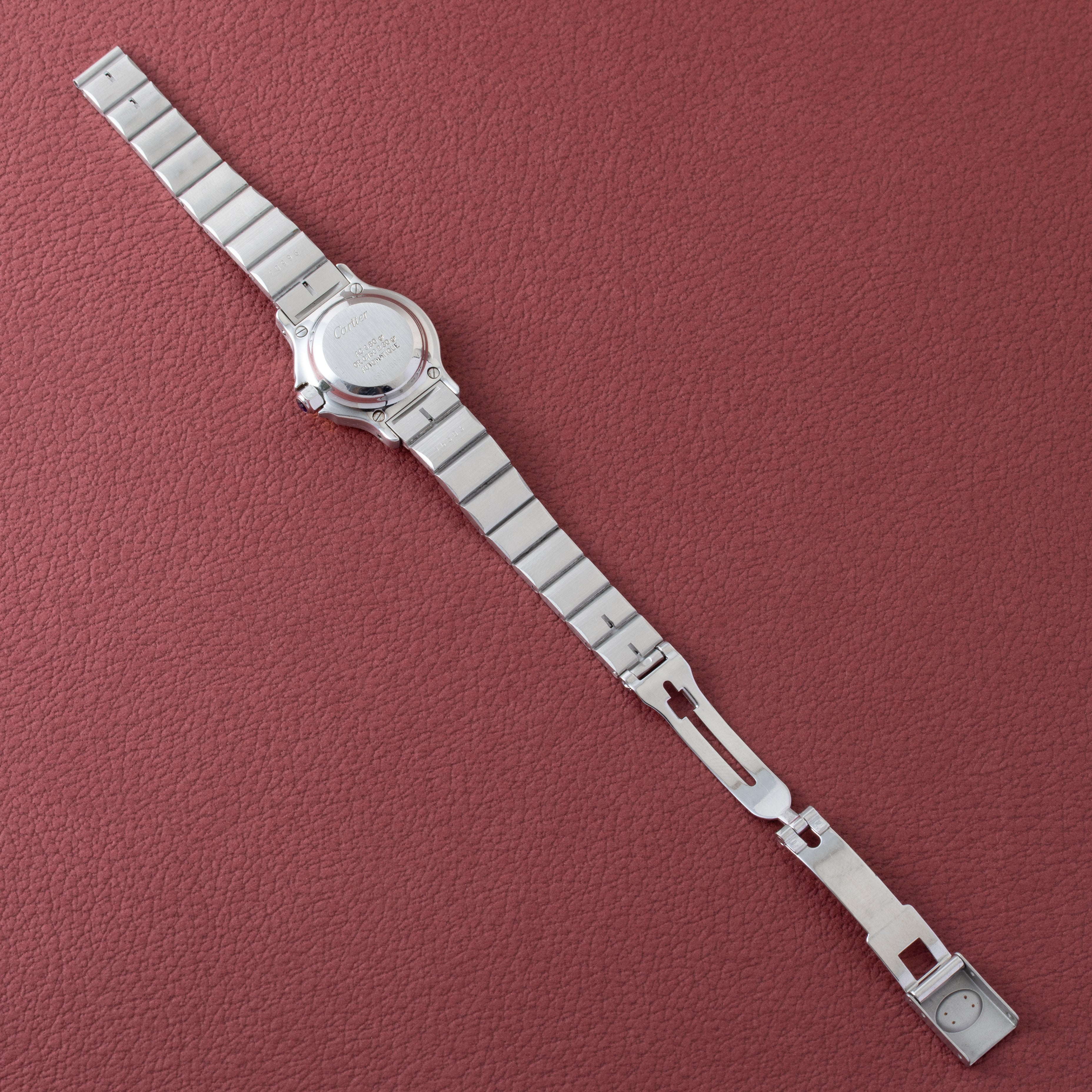 カルティエ サントスオクタゴン 1980年代製 SMサイズ コンビ Ref.0907