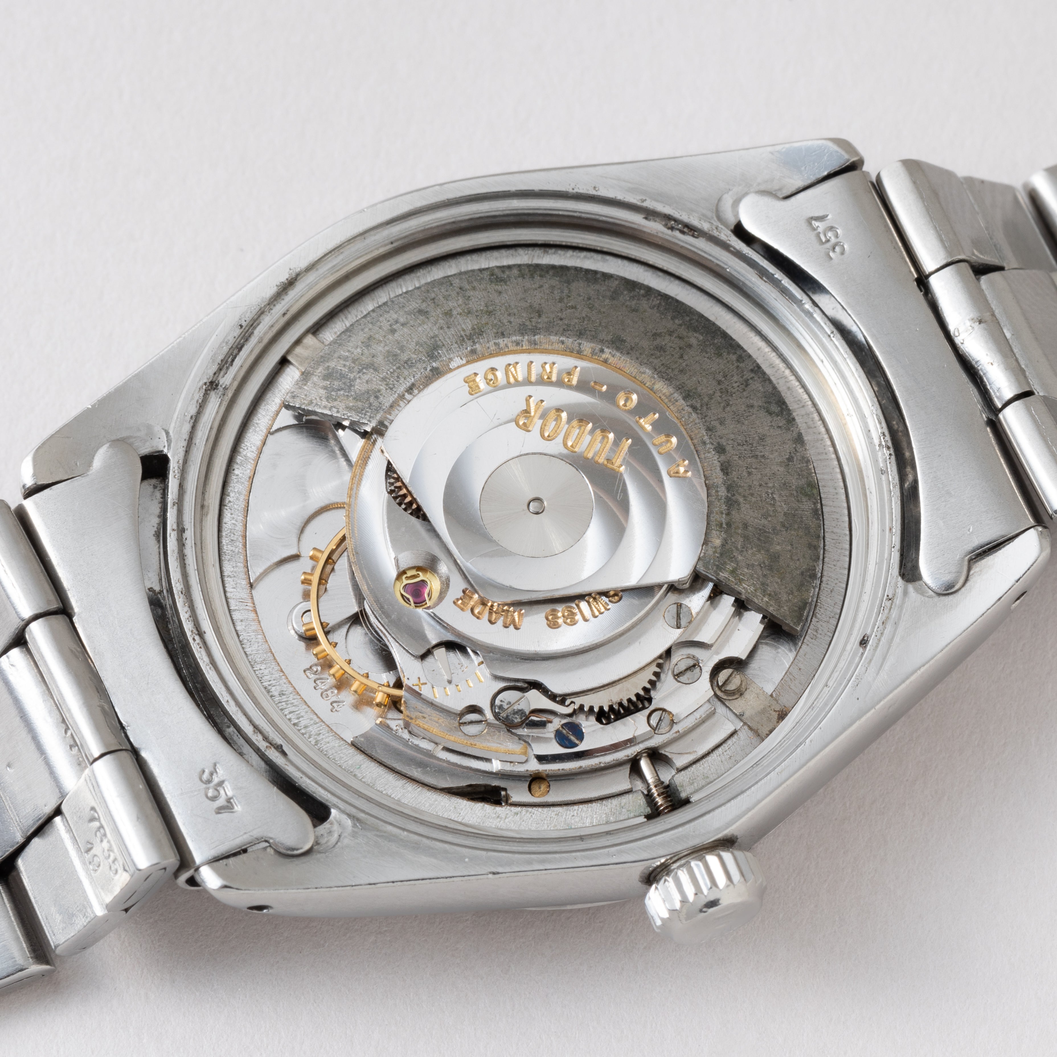 チューダー 1968年製 デカバラ プリンスオイスターデイト Ref.7989/0 リダンブラック ROLEXブレス