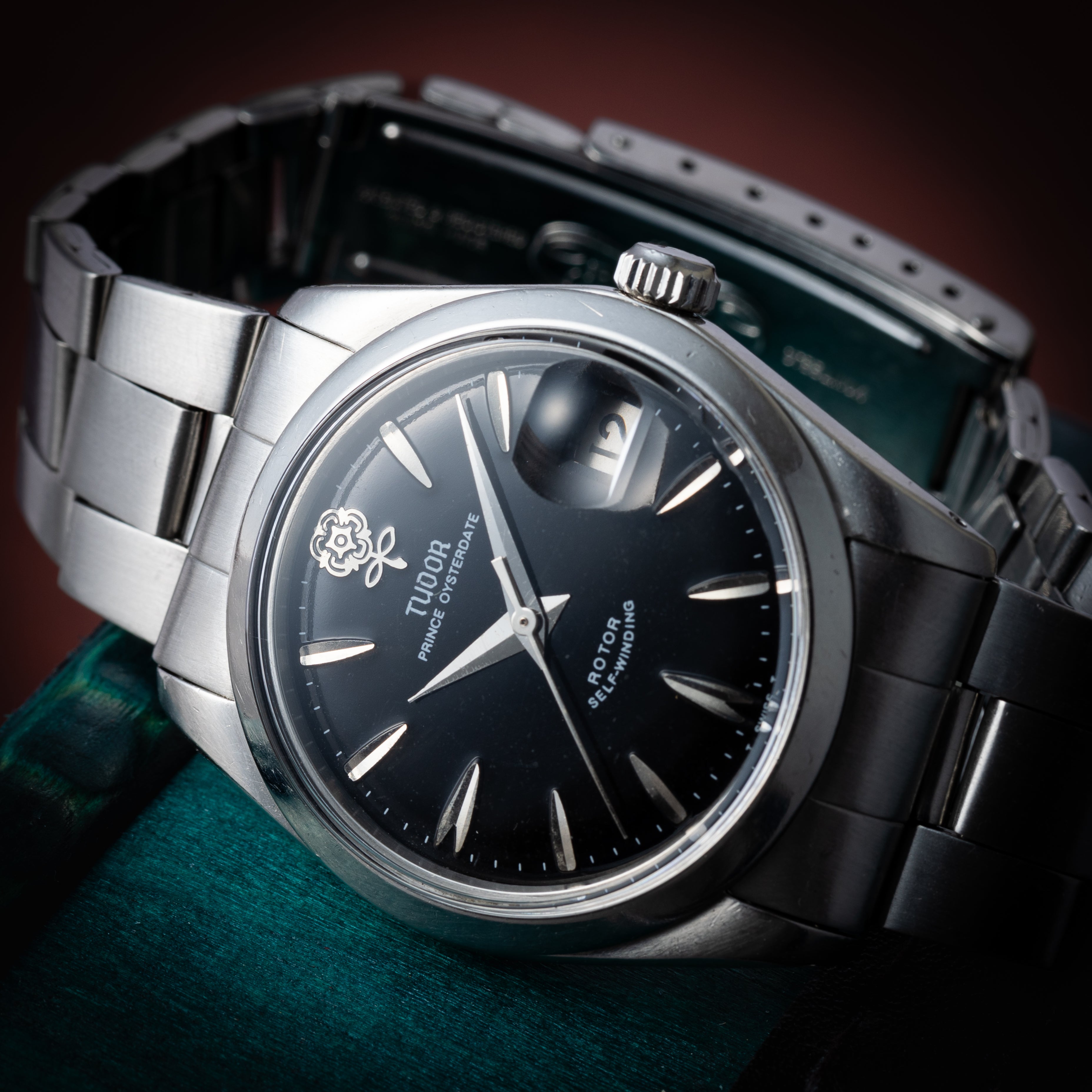 チューダー 1968年製 デカバラ プリンスオイスターデイト Ref.7989/0 リダンブラック ROLEXブレス