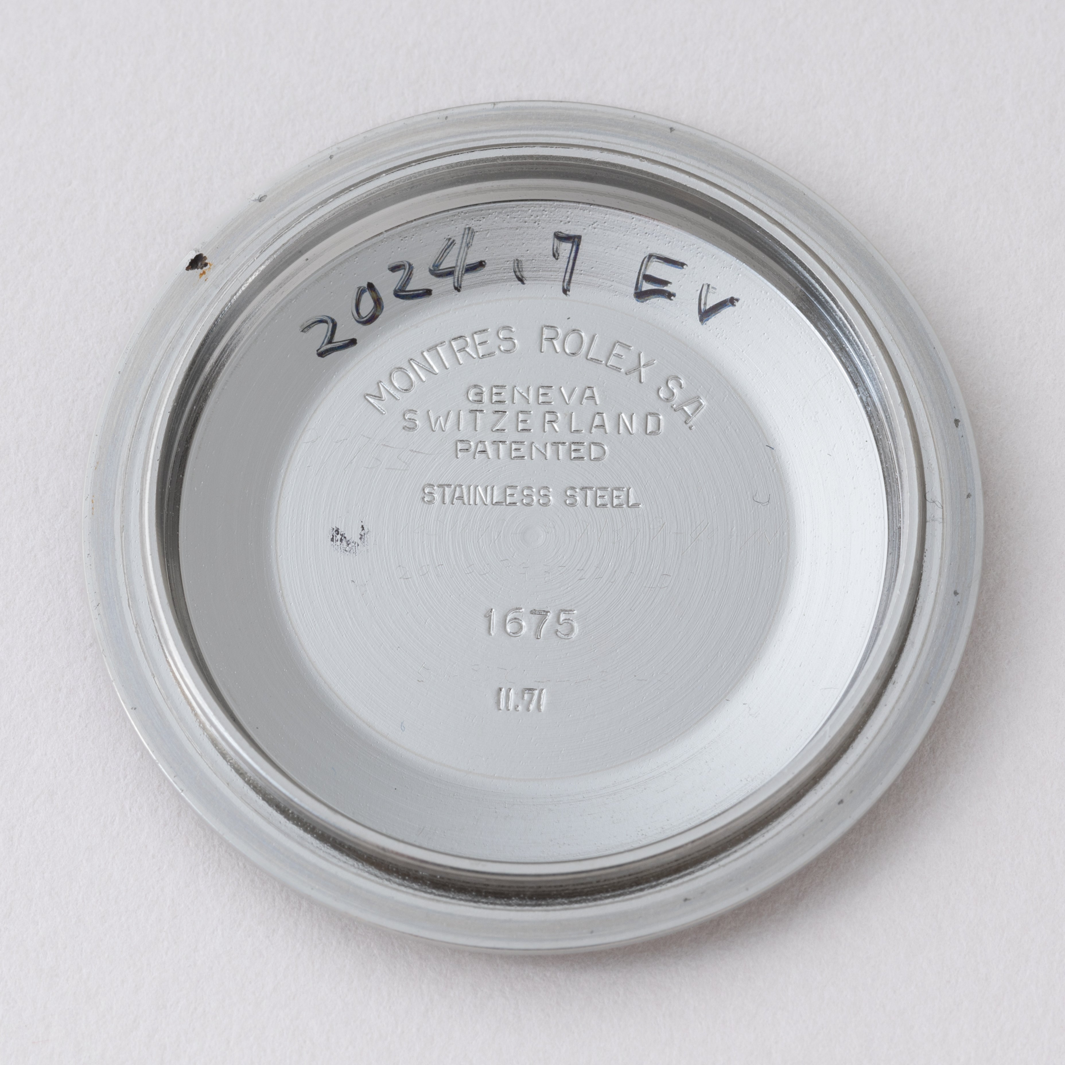 ロレックス GMTマスター ロングEダイヤル ペプシベゼル 1971年製 Ref.1675