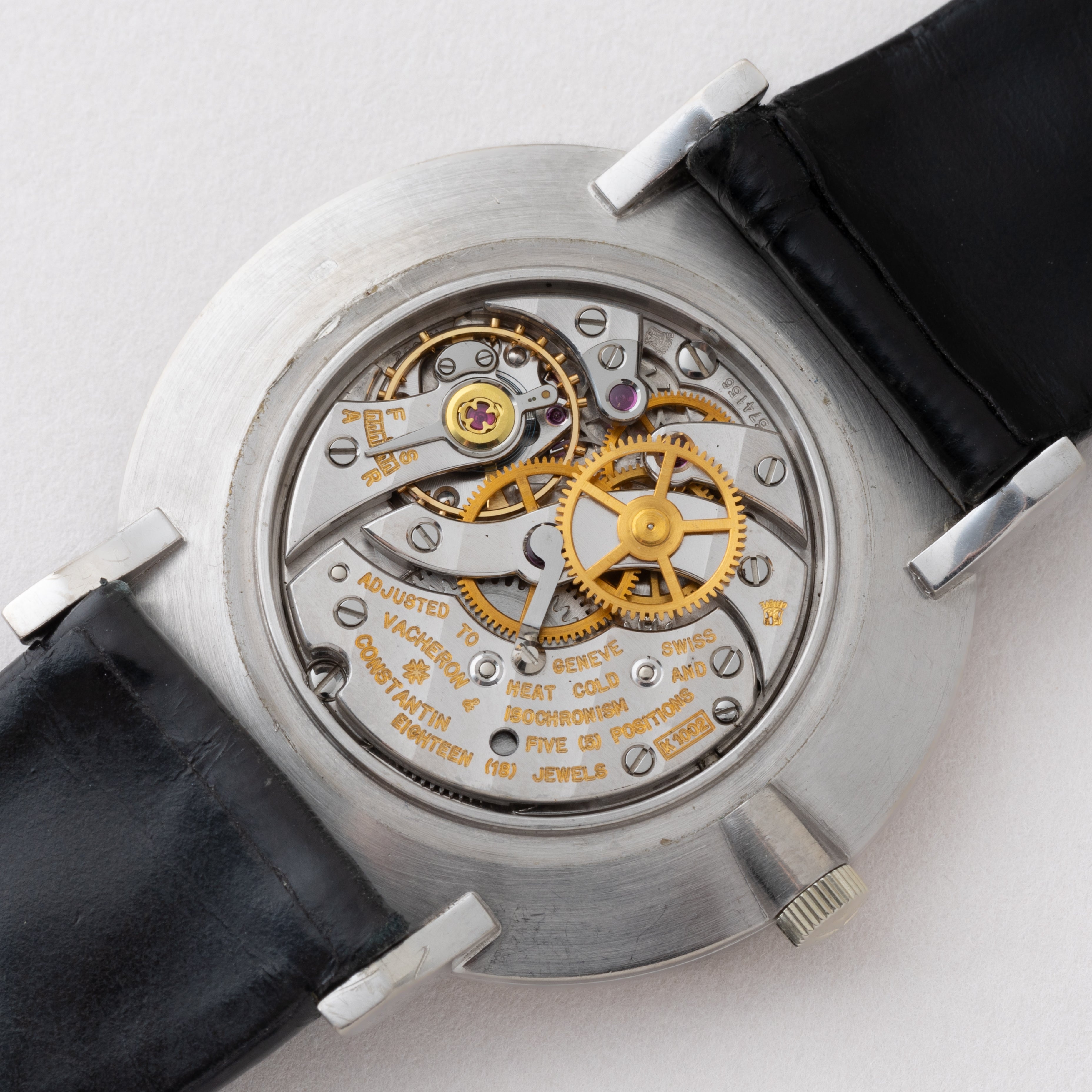 ヴァシュロン・コンスタンタン チューラーWネーム 1960年代製 18金無垢 Ref.6564 純正尾錠付き