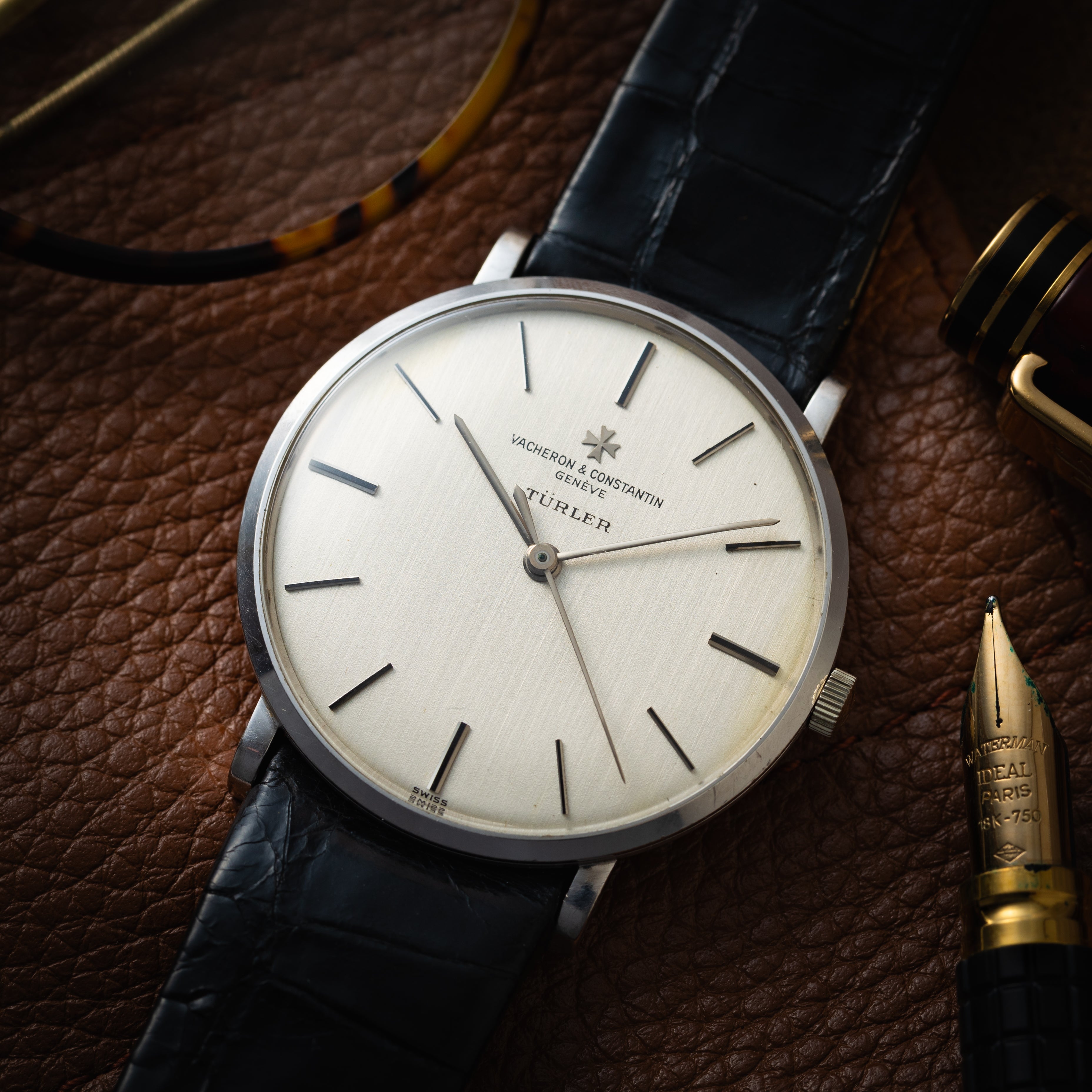 ヴァシュロン・コンスタンタン チューラーWネーム 1960年代製 18金無垢 Ref.6564 純正尾錠付き