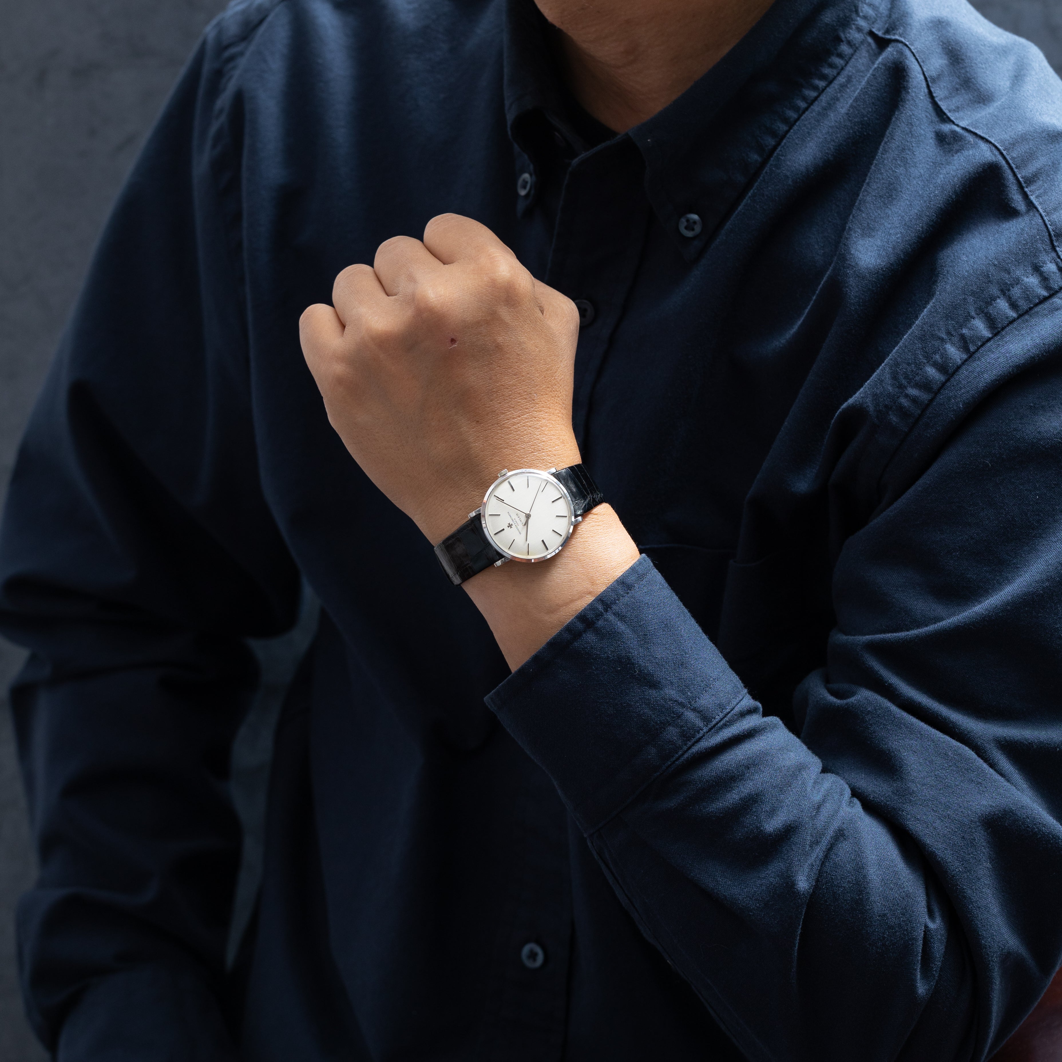 ヴァシュロン・コンスタンタン チューラーWネーム 1960年代製 18金無垢 Ref.6564 純正尾錠付き