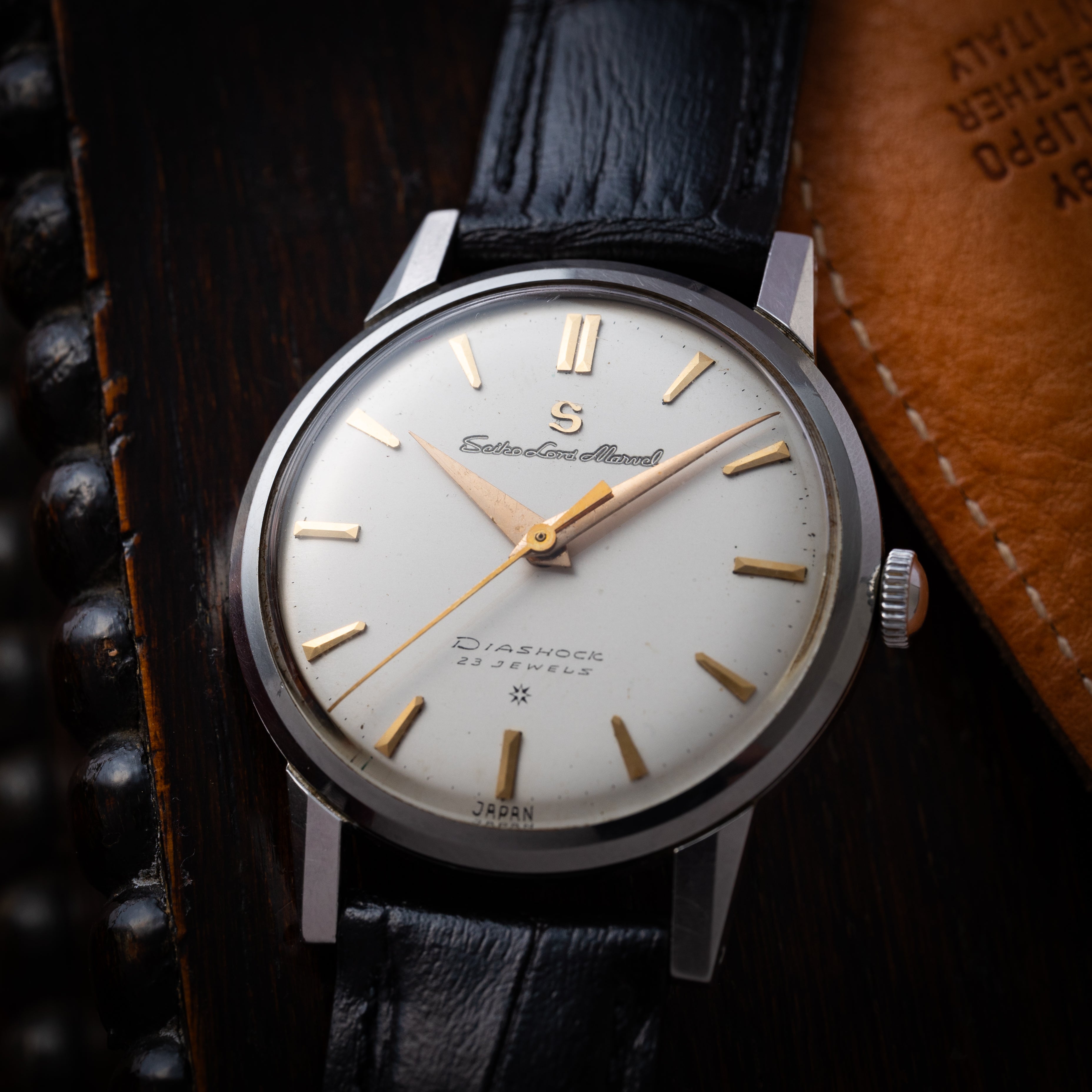 セイコー ロードマーベル 1958年製 手巻き S蛇 彫SD文字盤 Ref.14056