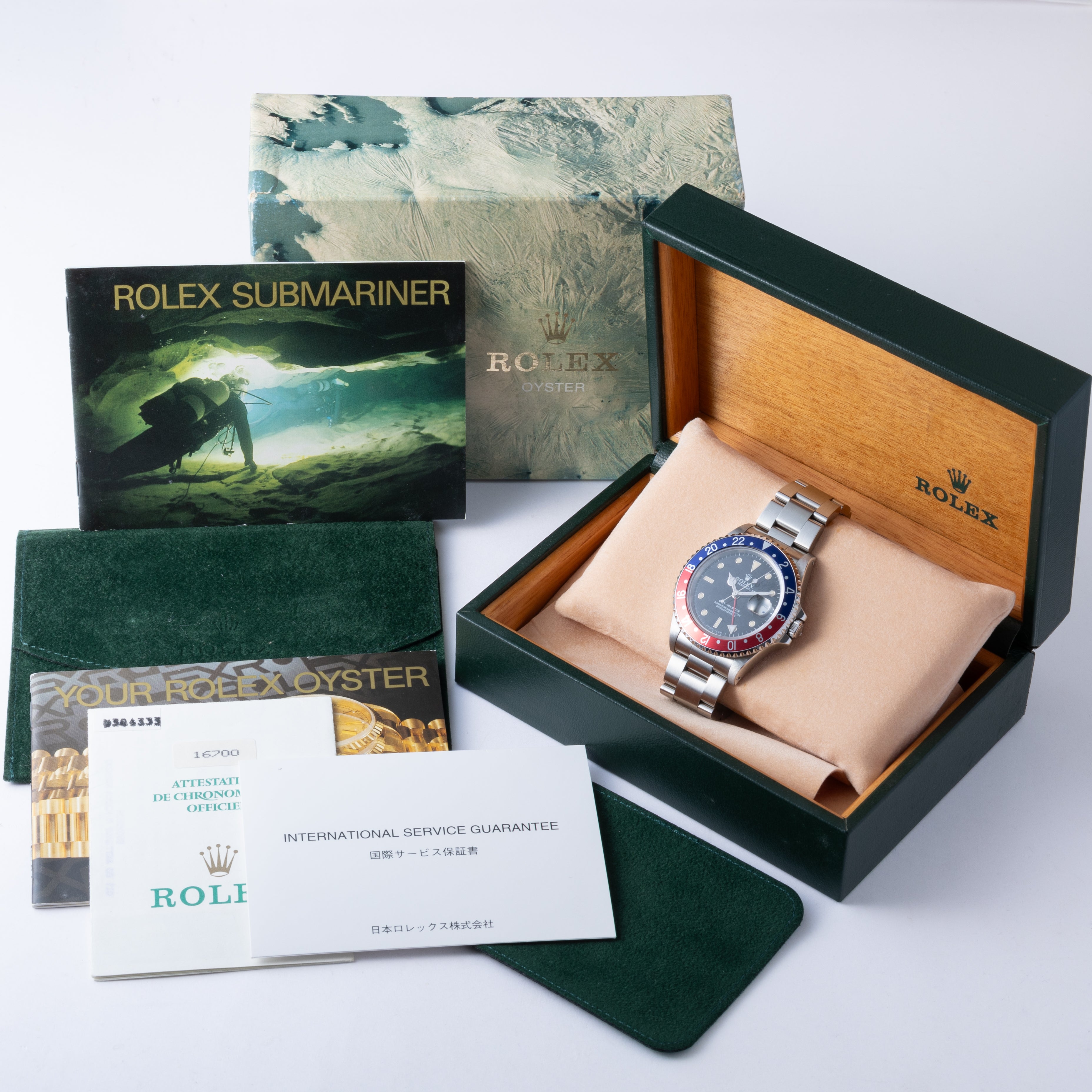 ロレックス GMTマスター 1992年製 Ref.16700 ペプシベゼル パイロットウオッチ