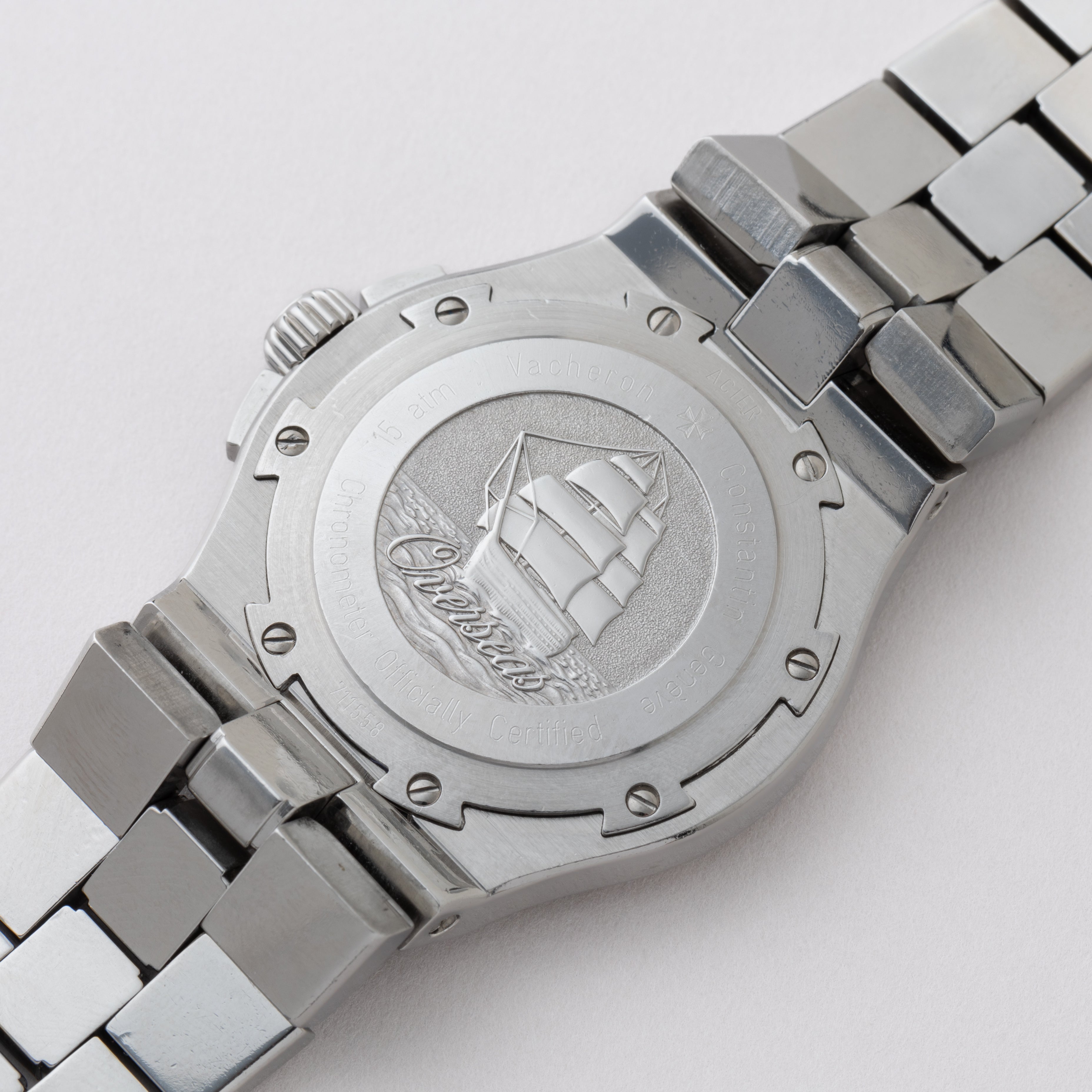 ヴァシュロン・コンスタンタン オーヴァーシーズ 37mm 1999年製 箱、ギャラ付き