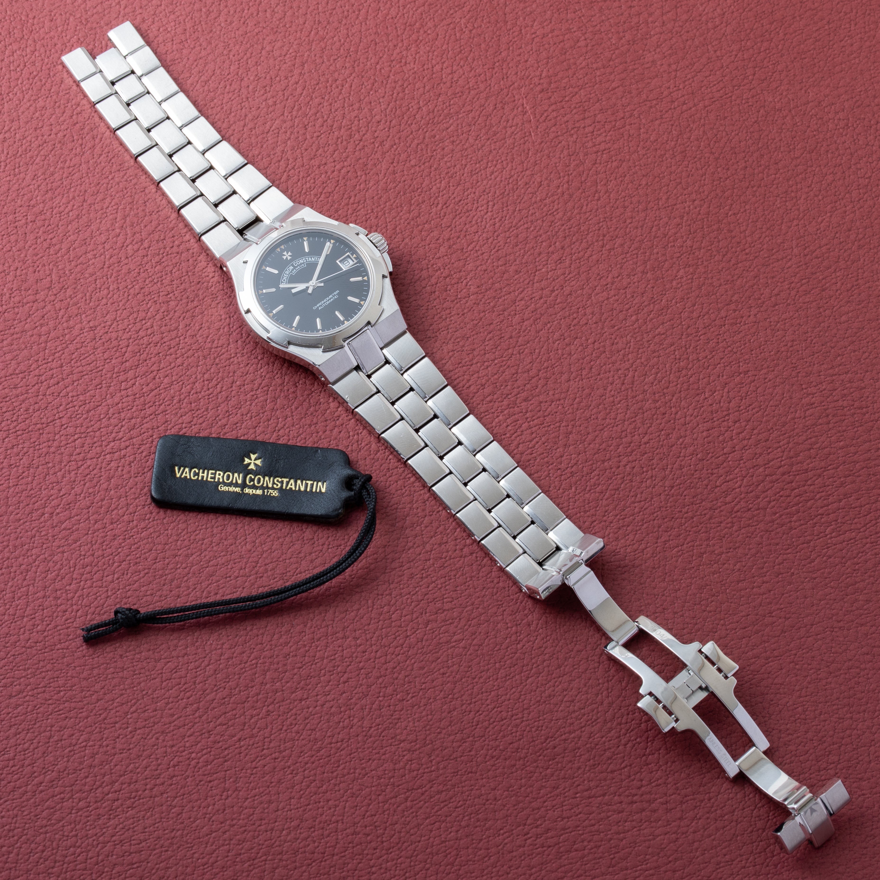 ヴァシュロン・コンスタンタン オーヴァーシーズ 37mm 1999年製 箱、ギャラ付き