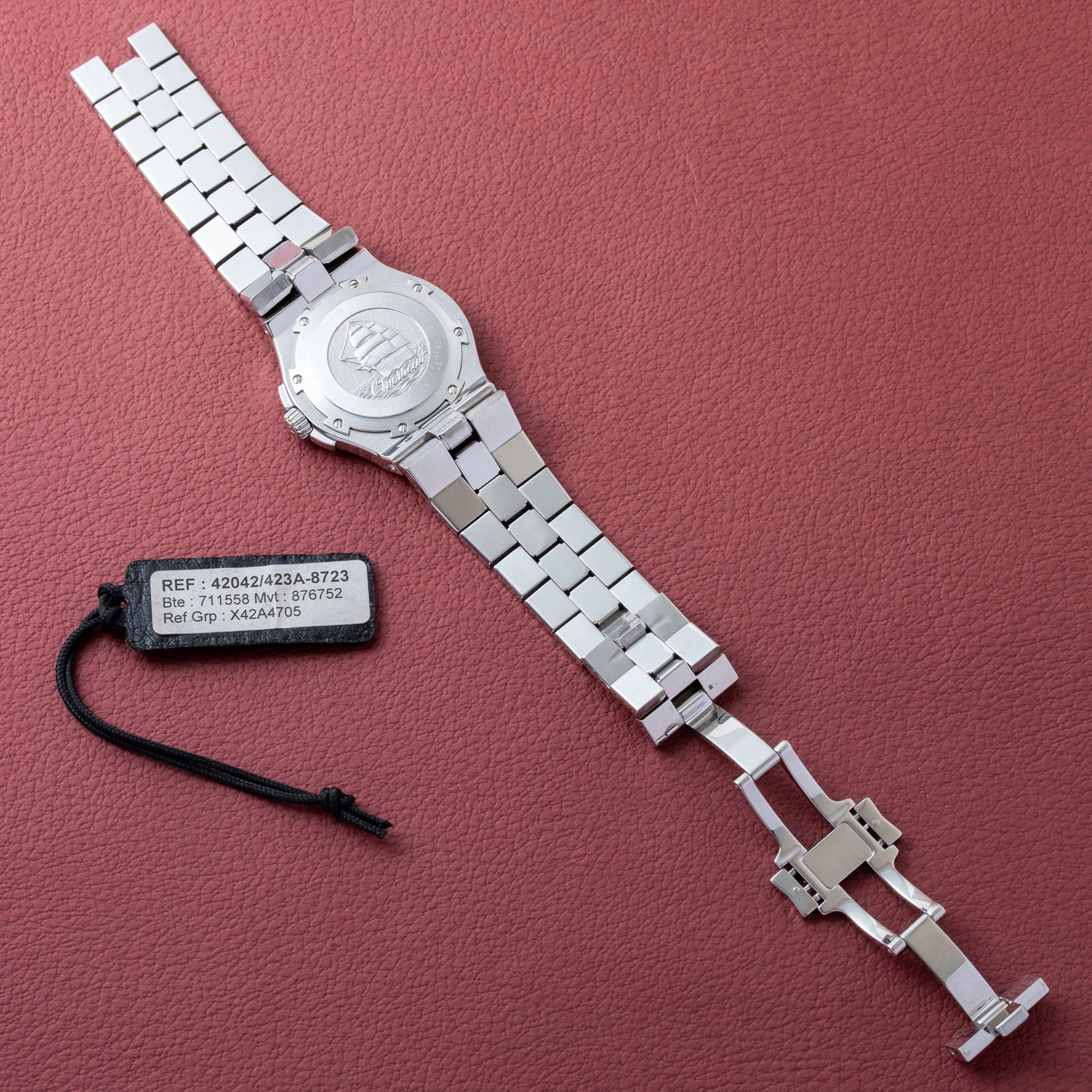 ヴァシュロン・コンスタンタン オーヴァーシーズ 37mm 1999年製 箱、ギャラ付き