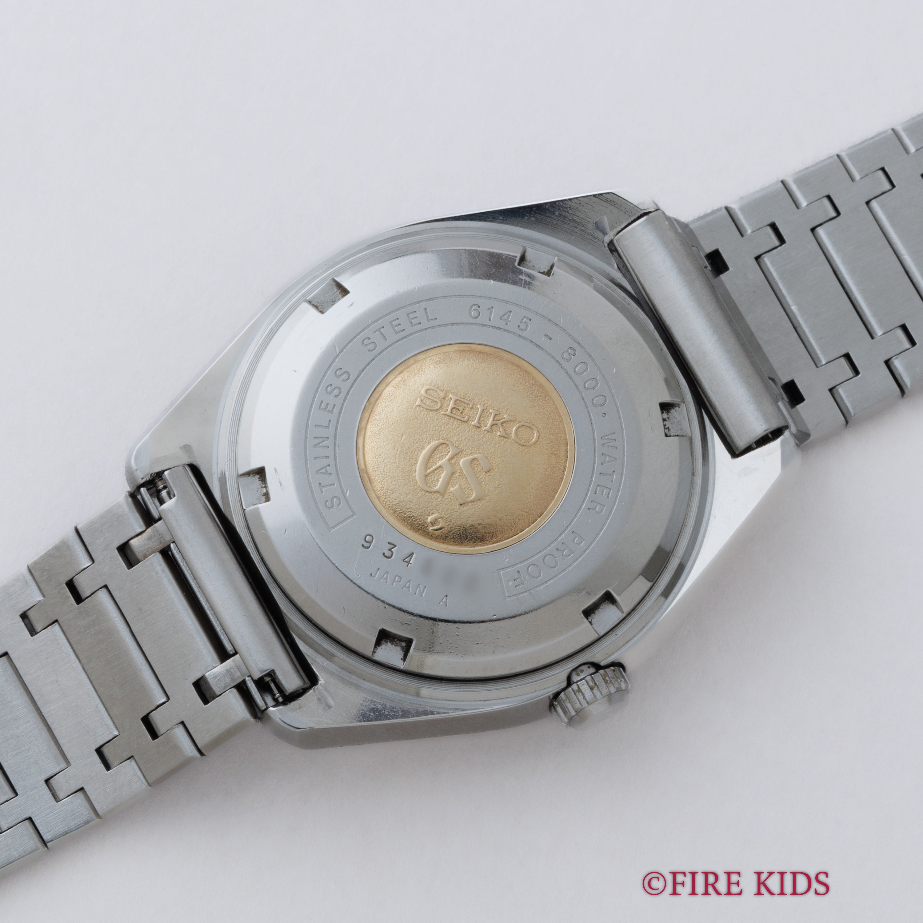 グランドセイコー ハイビート 36000 1969年製 Ref.6145-8000 61GS クロスライン 純正ブレス付き