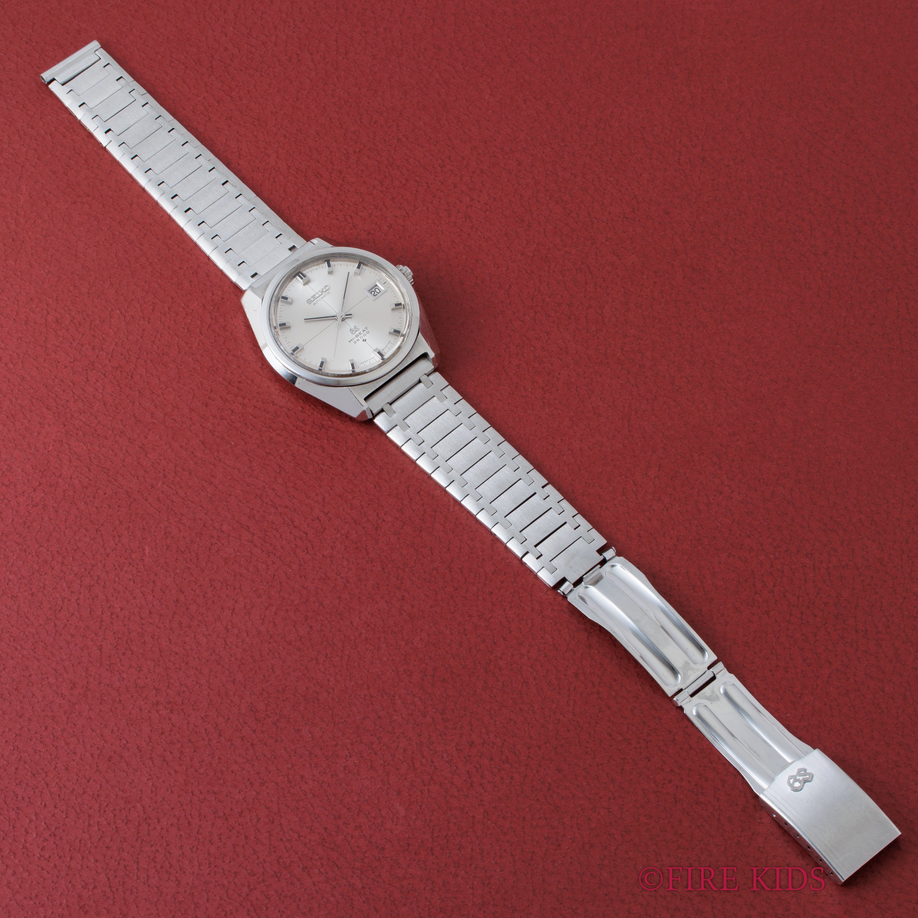 グランドセイコー ハイビート 36000 1969年製 Ref.6145-8000 61GS クロスライン 純正ブレス付き