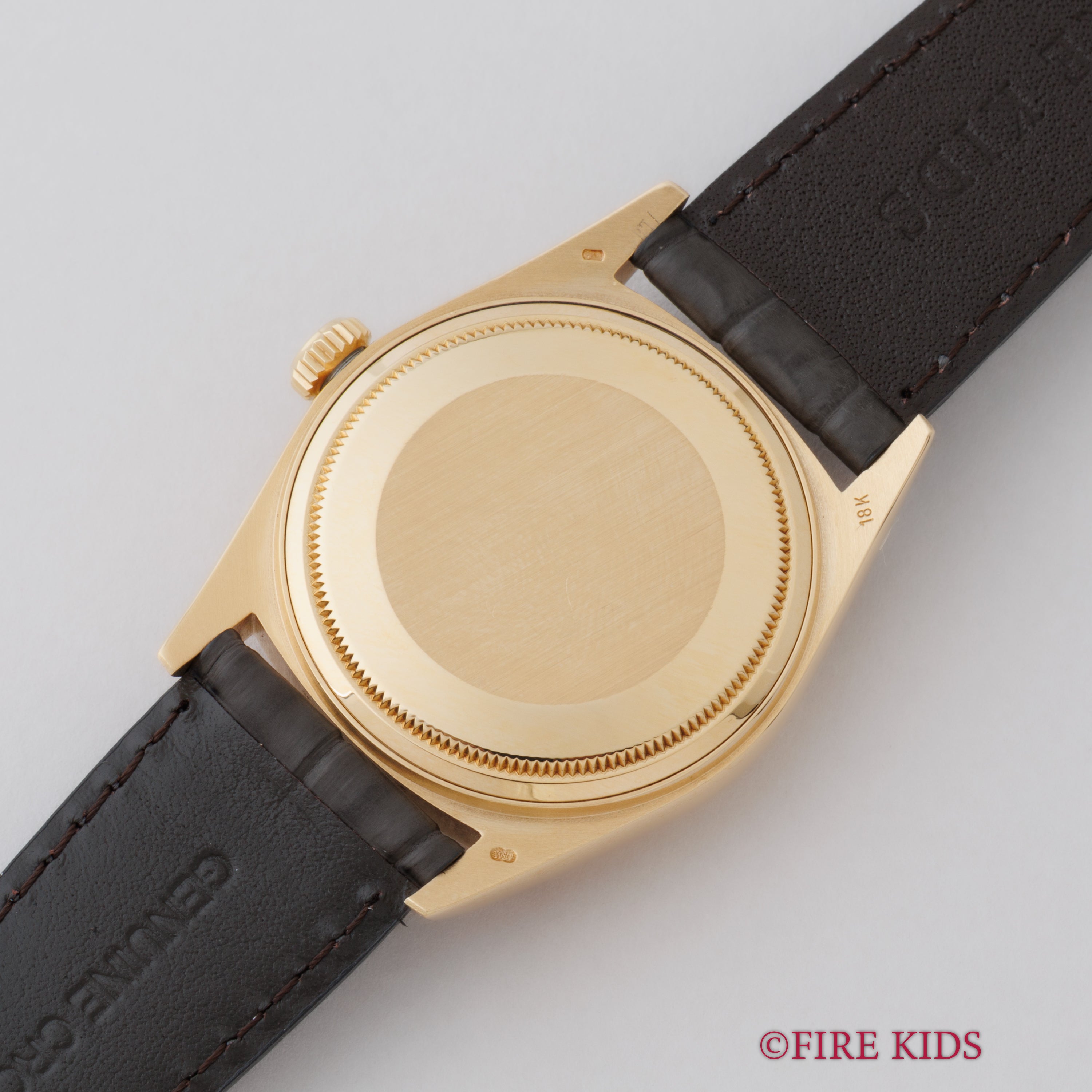 ロレックス 18金無垢デイトジャスト 1985年製 ホリコンダイヤル Ref.16018 Cal.3035 2025年8月メーカーOH