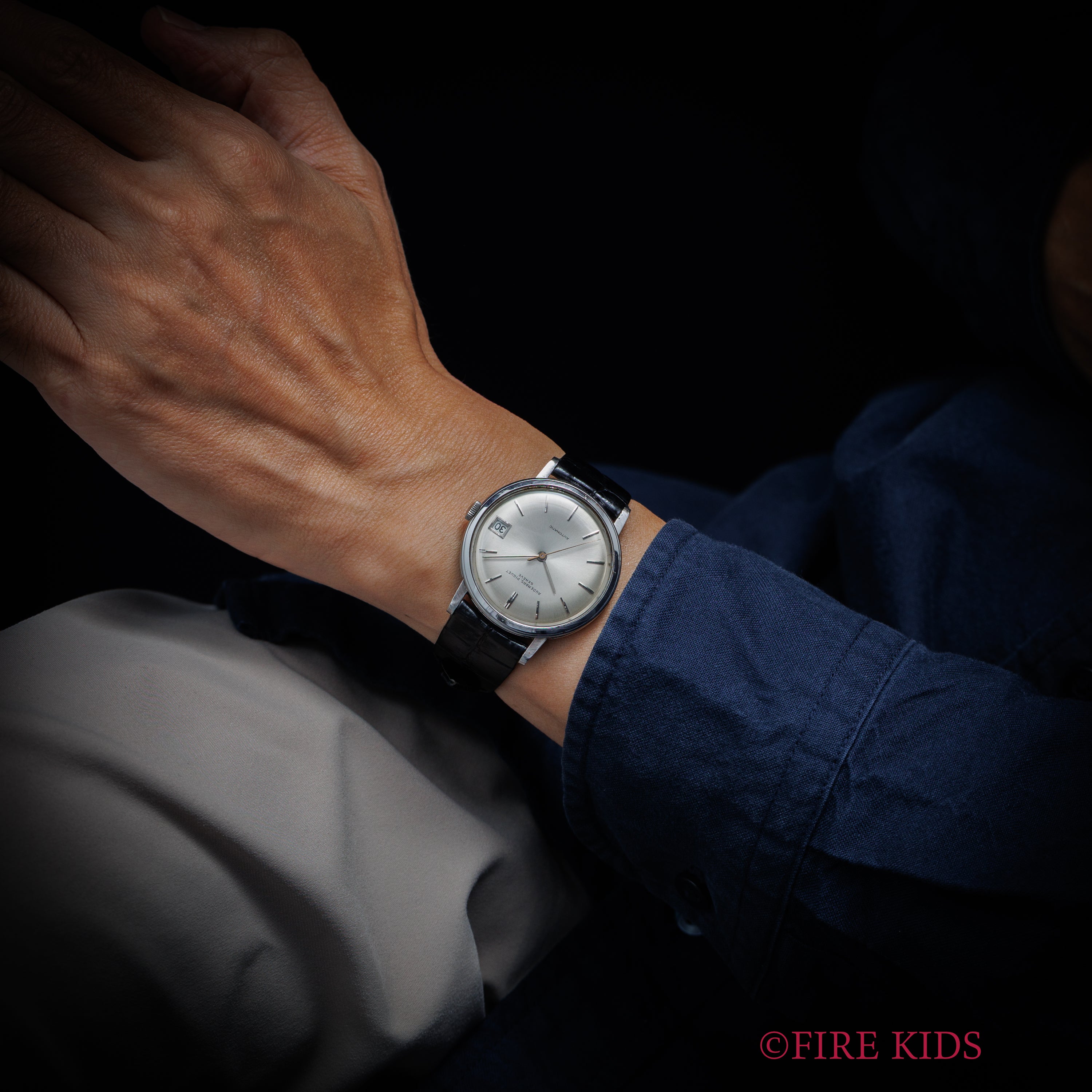 オーデマ・ピゲ ステンレスラウンドケース 1966年販売ギャラ Ref.5281 Cal.K2072 自動巻 純正尾錠 箱付き