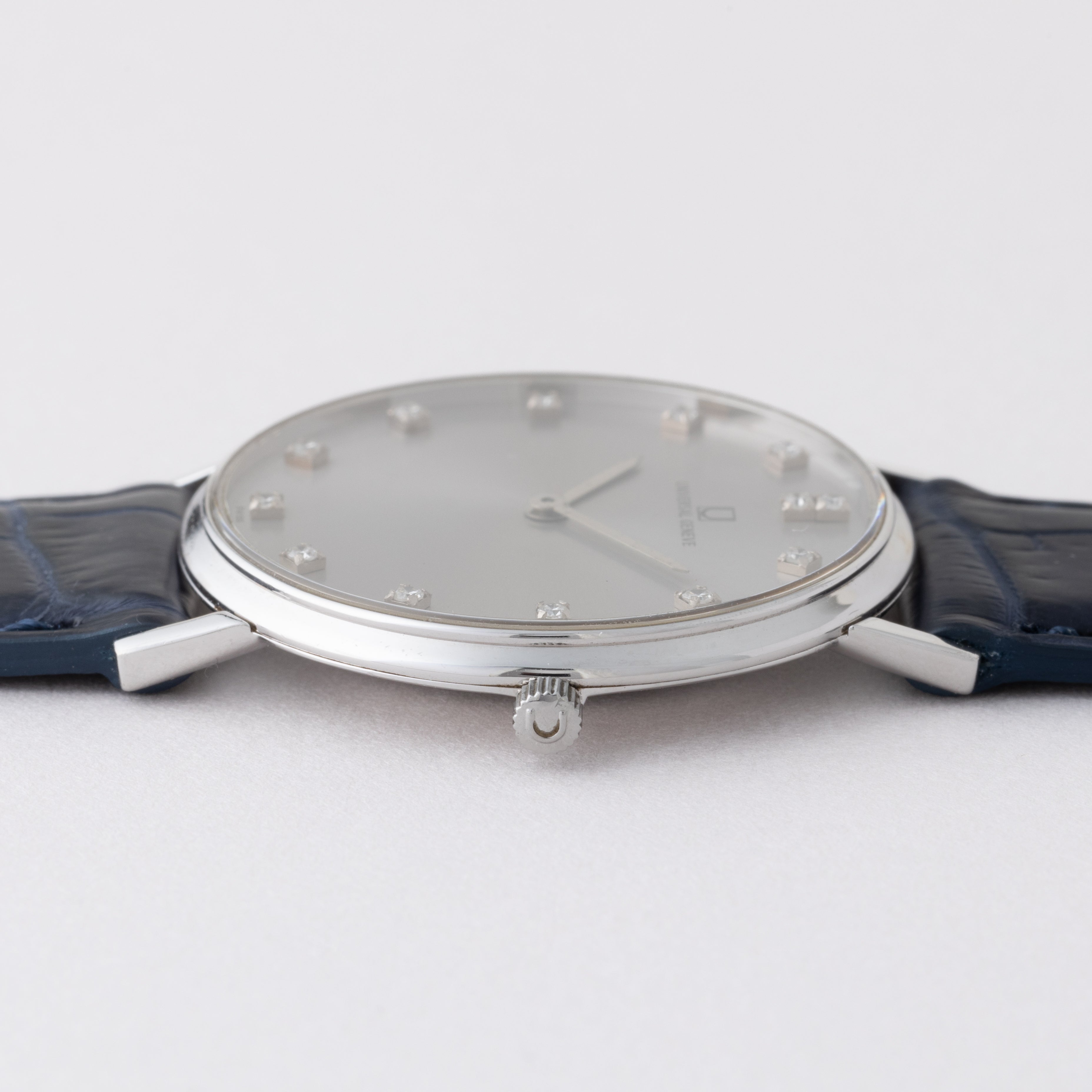 ユニバーサルジュネーブ 18金無垢 手巻き 13Pダイヤインデックス 1970年代製