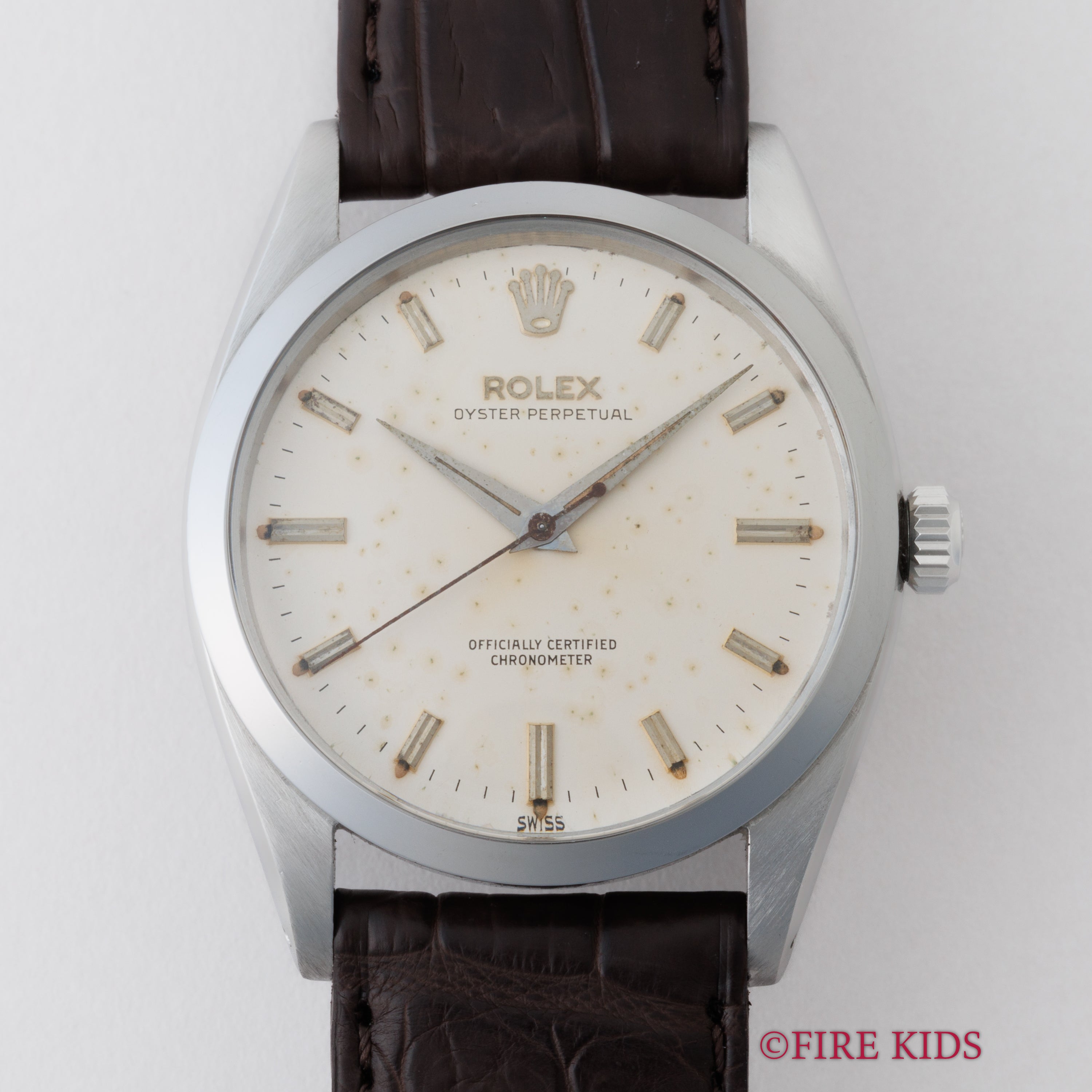 ロレックス 36㎜ビッグケース オイスターパーペチュアル 1959年製 Ref.6614 自動巻クロノメーター Cal.1030