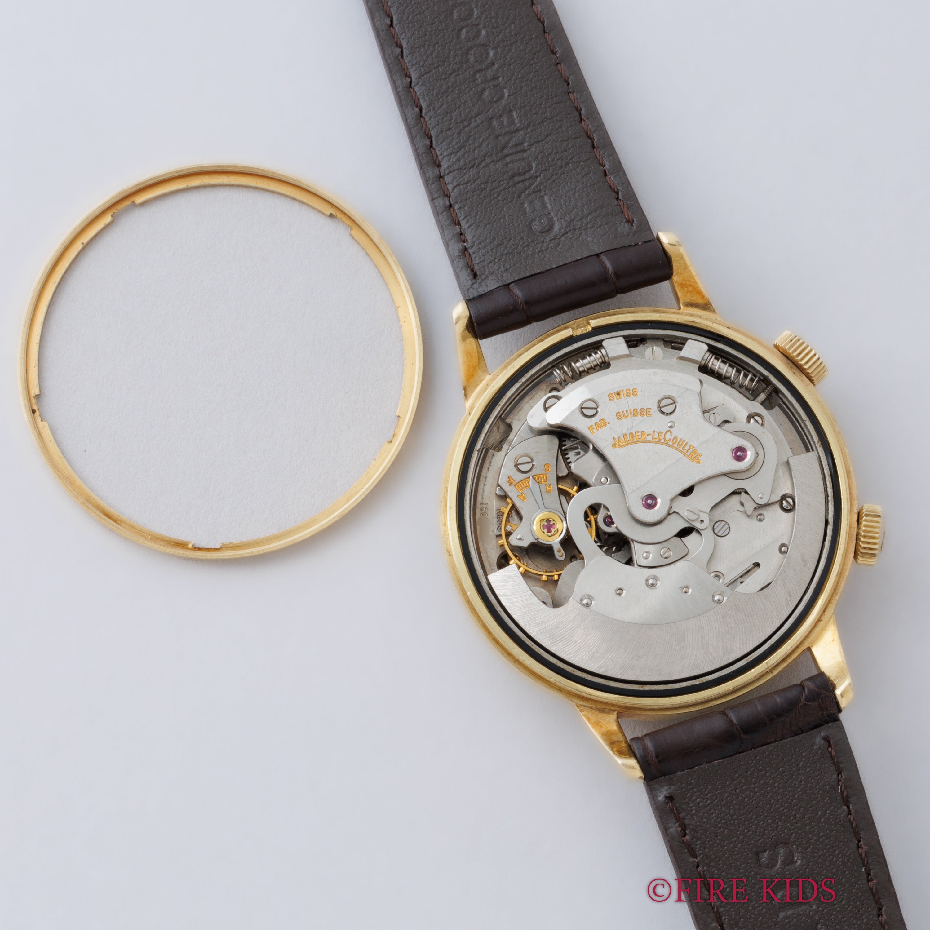 ジャガー・ルクルト 18金無垢イエローゴールド メモボックス 1960年代製 バンパー式オートマチック