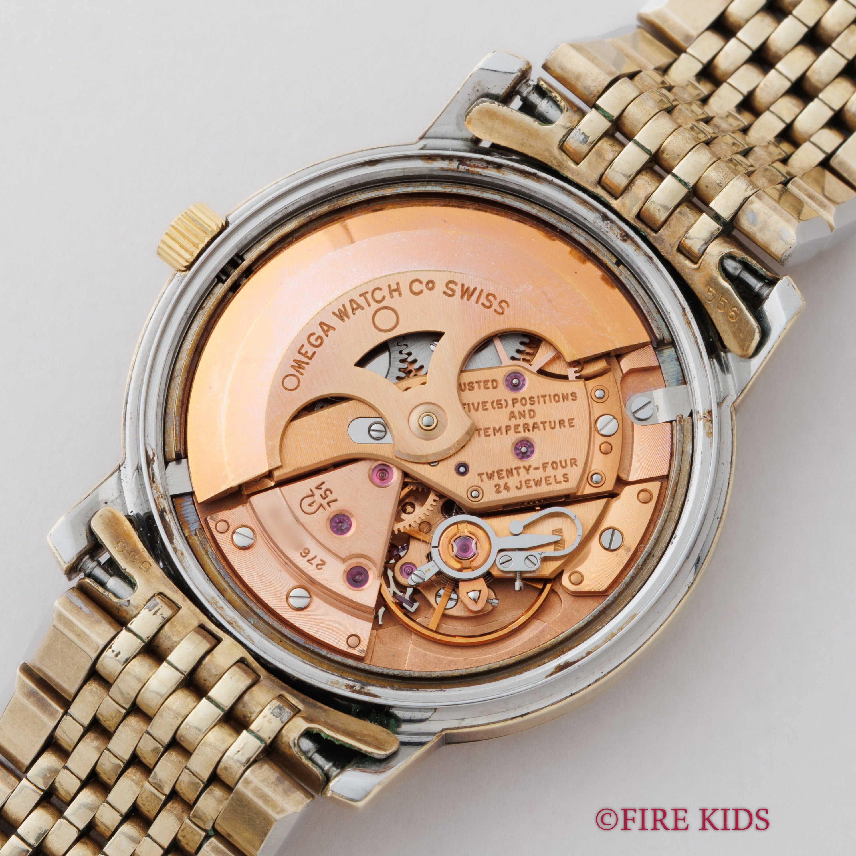 オメガ コンステレーション ラウンドケース トップゴールド 自動巻き 1968年製 Ref.168.016 純正ブレス付き