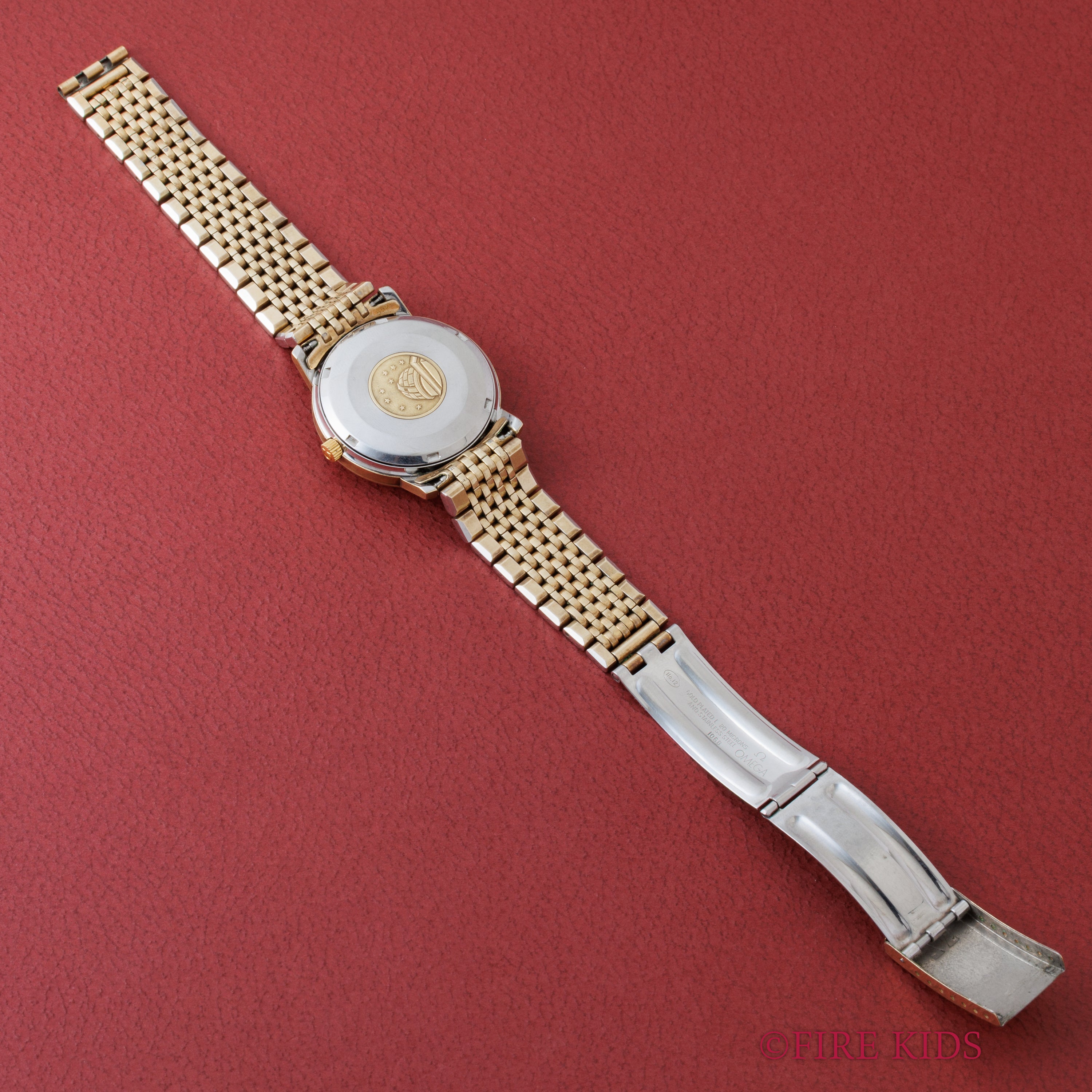 オメガ コンステレーション ラウンドケース トップゴールド 自動巻き 1968年製 Ref.168.016 純正ブレス付き