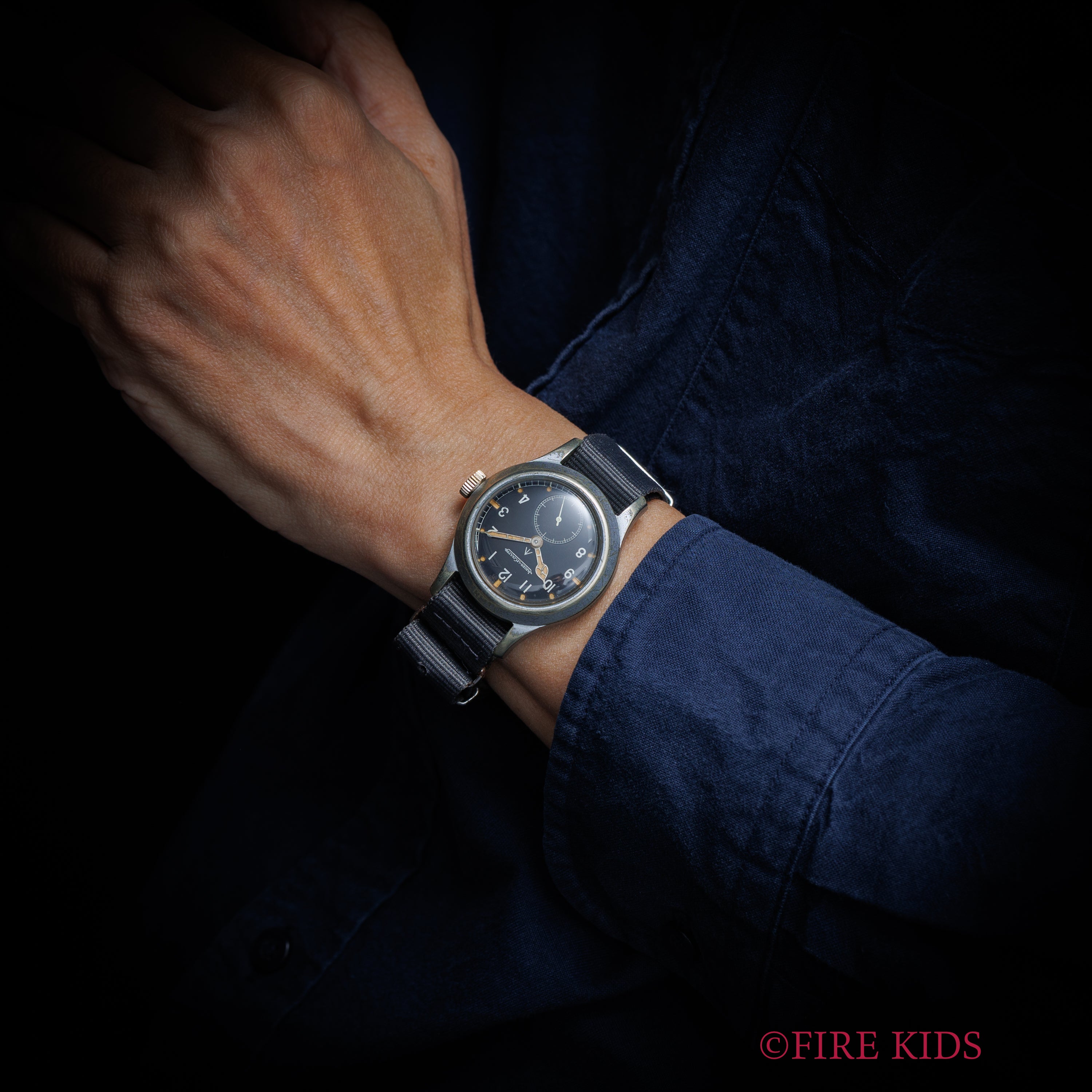 ジャガールクルト ダーティダース イギリス陸軍 W.W.W. 手巻き 1940年代製