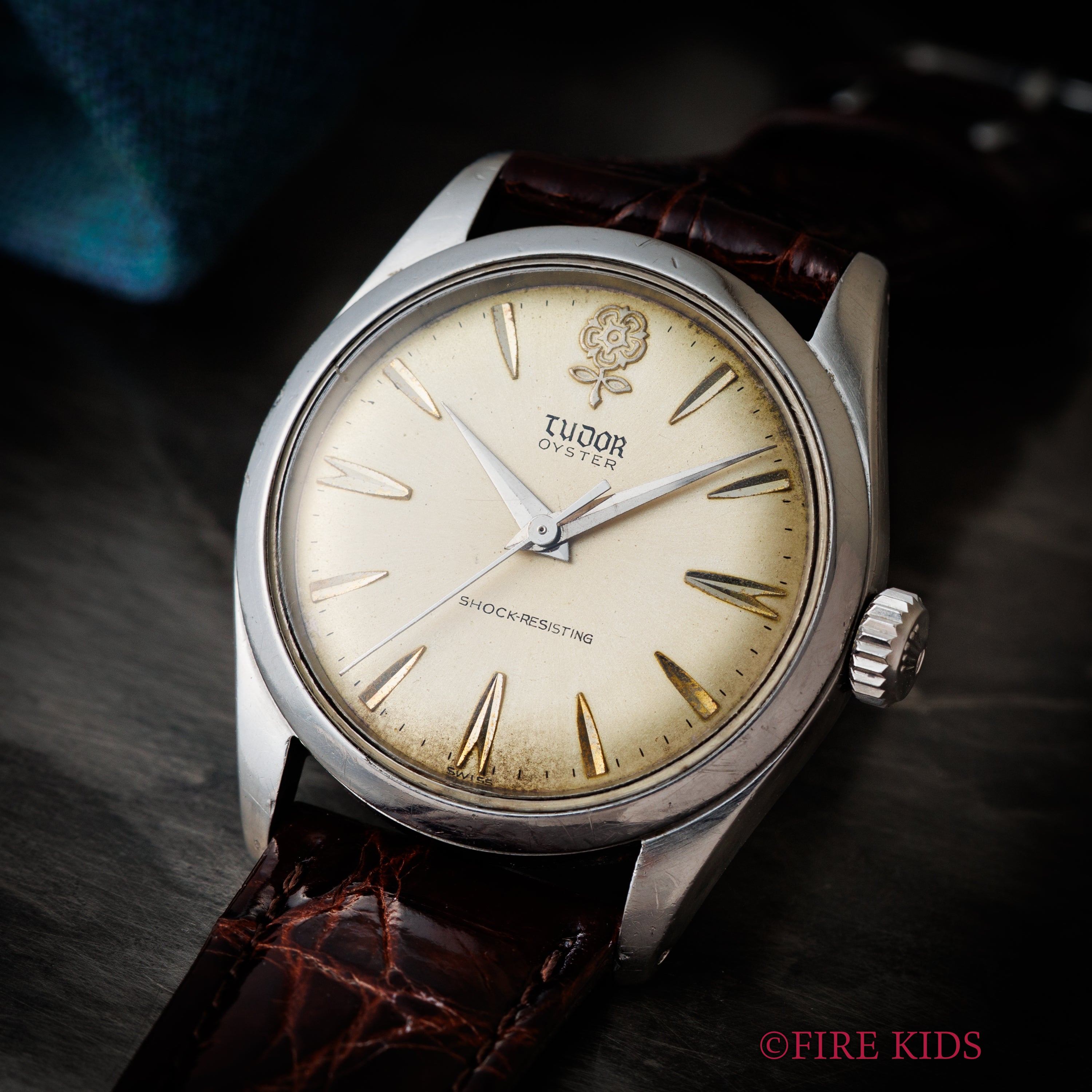 チューダー オイスター デカバラ ノンデイト 1959年製 Ref.7934 王冠リューズ オリジナルダイヤル