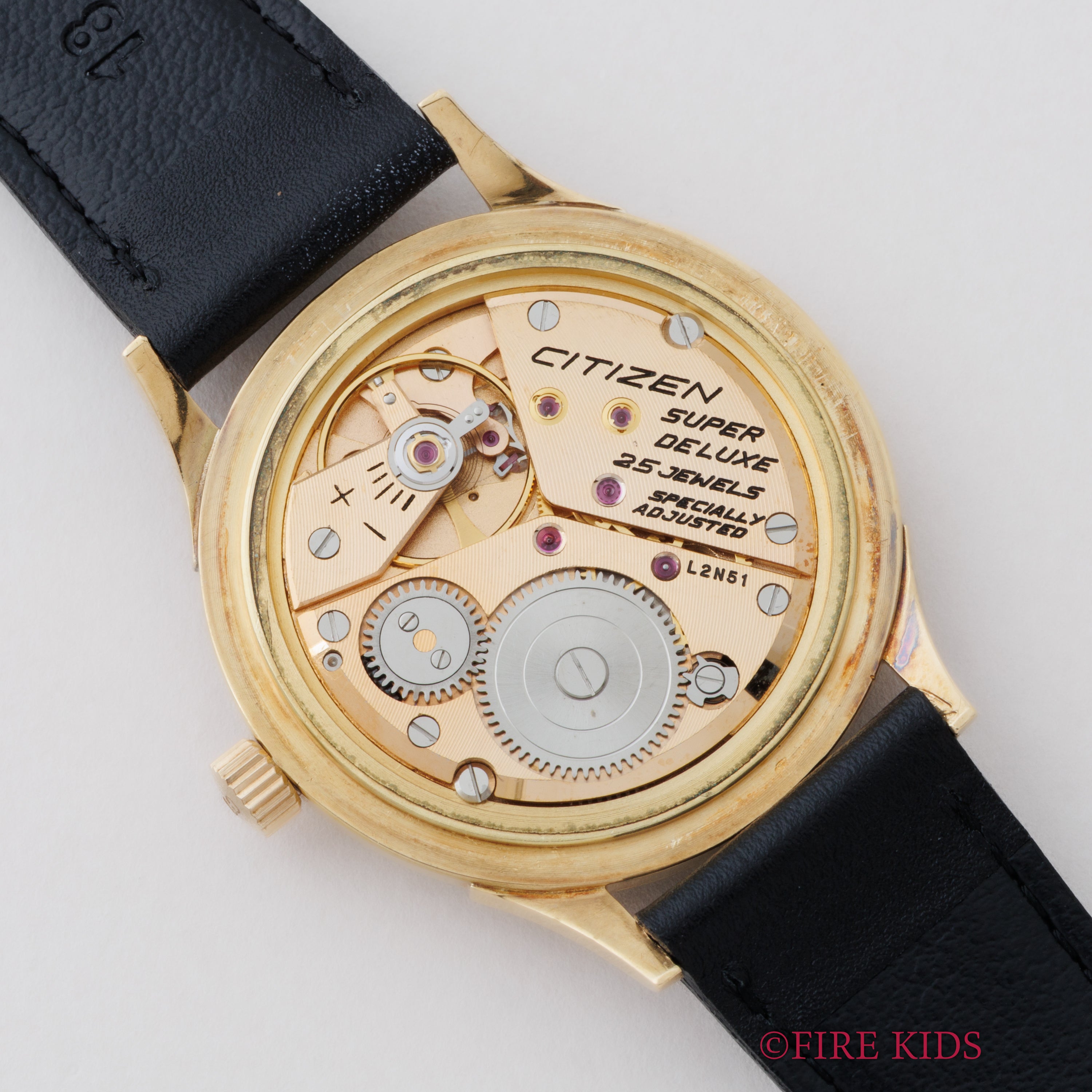 シチズン 18金無垢スーパーデラックス 1960年代前半製 Ref.15001